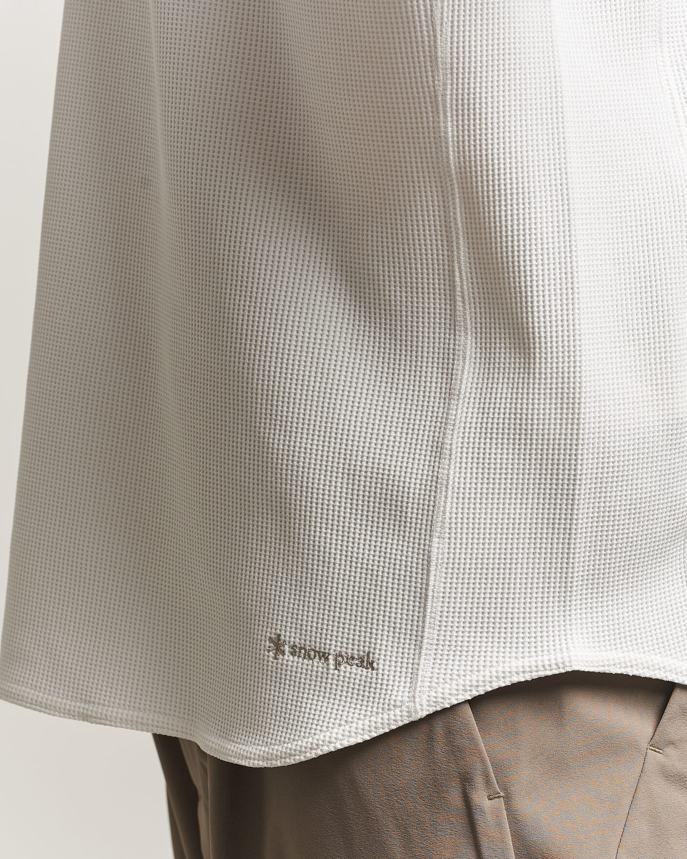 Herr | T-Shirts | Snow Peak | Dry Waffle T-Shirt Off White