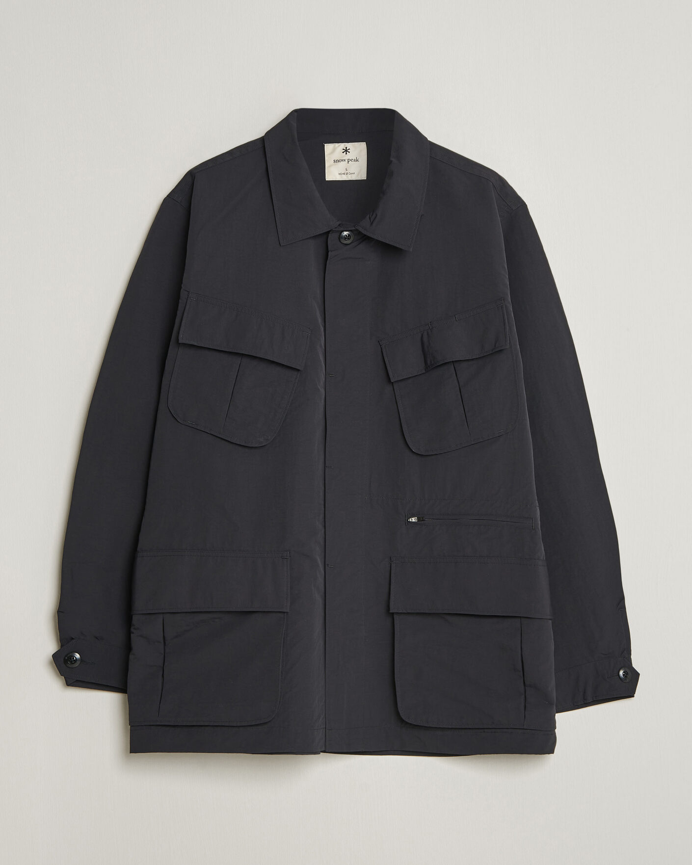 Herr | Jackor | Snow Peak | Nylon Washer Jacket Black