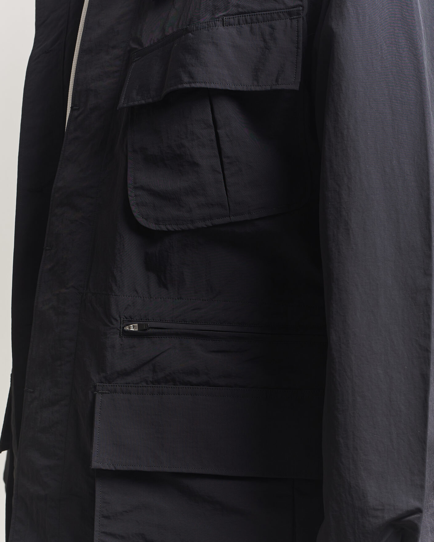 Herr | Jackor | Snow Peak | Nylon Washer Jacket Black