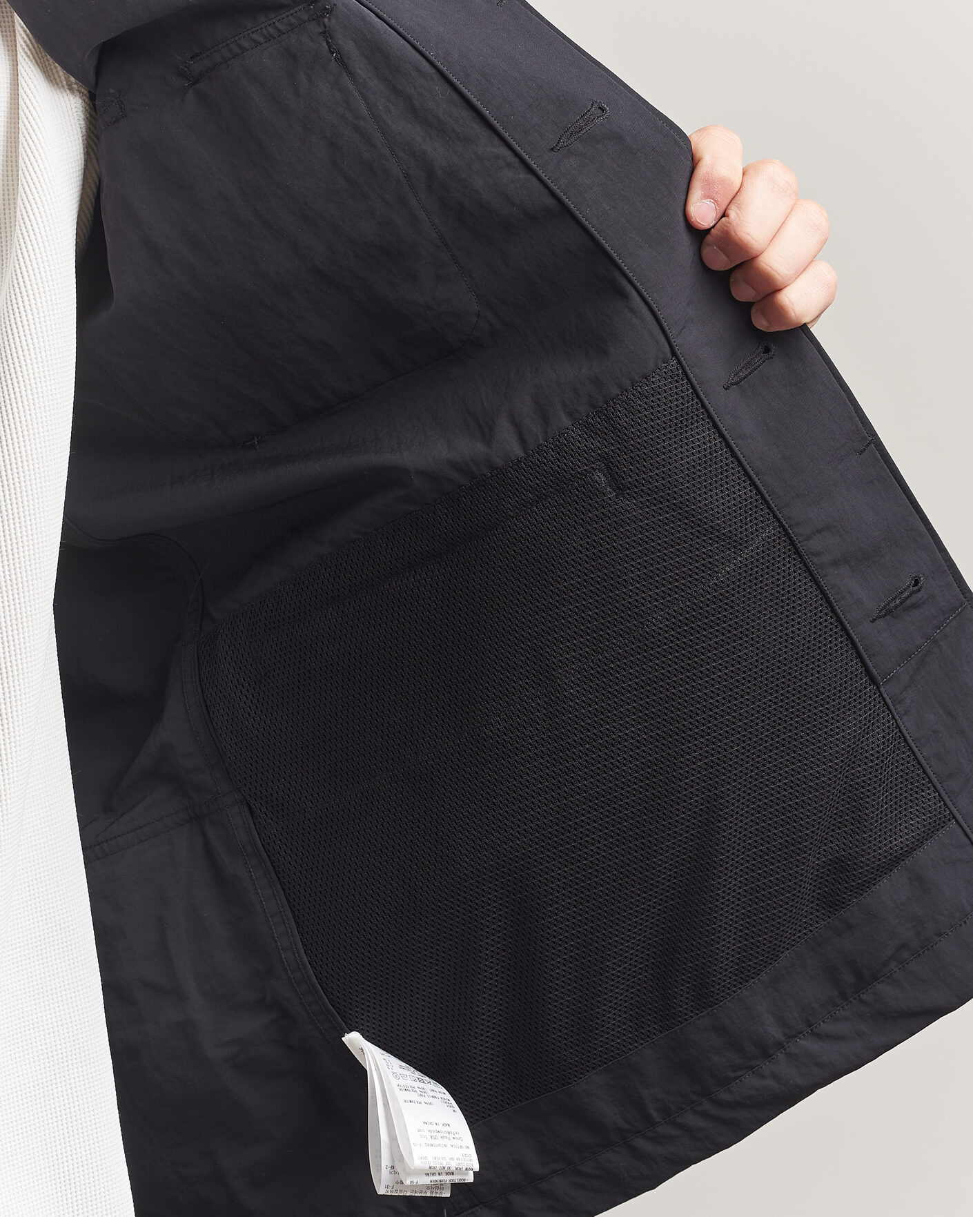 Herr | Jackor | Snow Peak | Nylon Washer Jacket Black