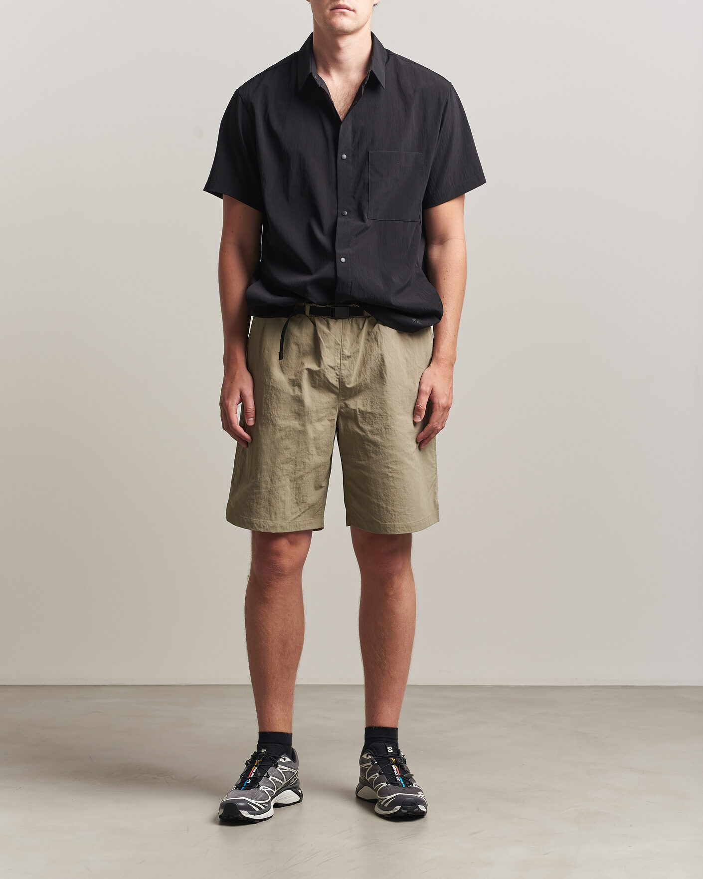 Herr | Shorts | Snow Peak | Nylon Washer Shorts Greige