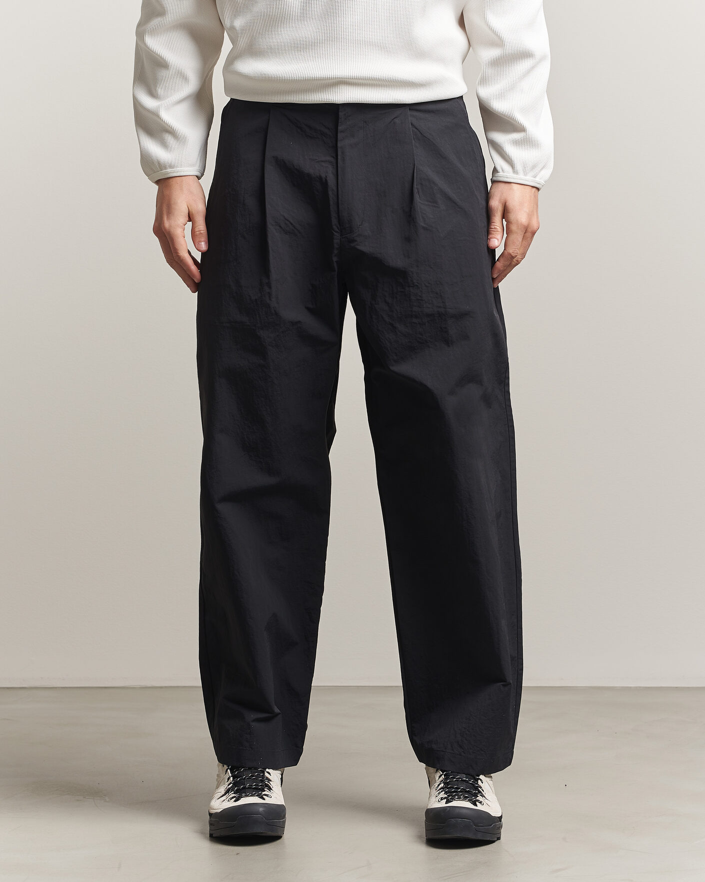 Herr | Byxor | Snow Peak | Nylon Washer Pants Black