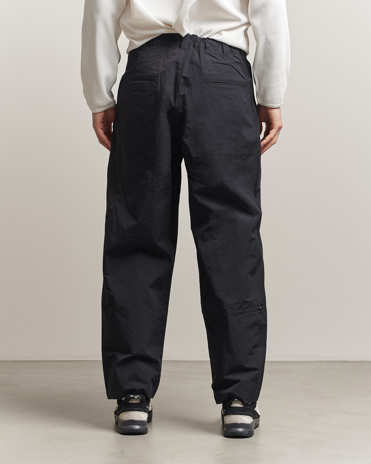 Herr | Byxor | Snow Peak | Nylon Washer Pants Black