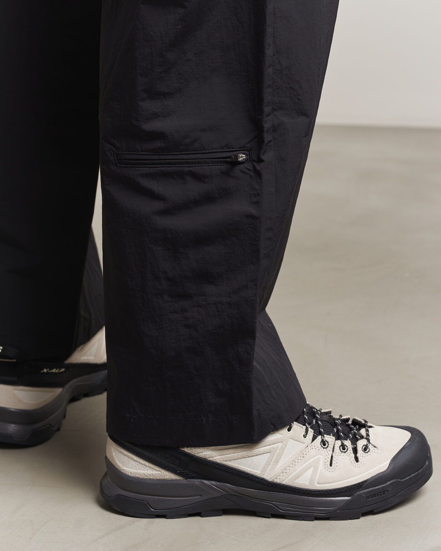 Herr | Byxor | Snow Peak | Nylon Washer Pants Black