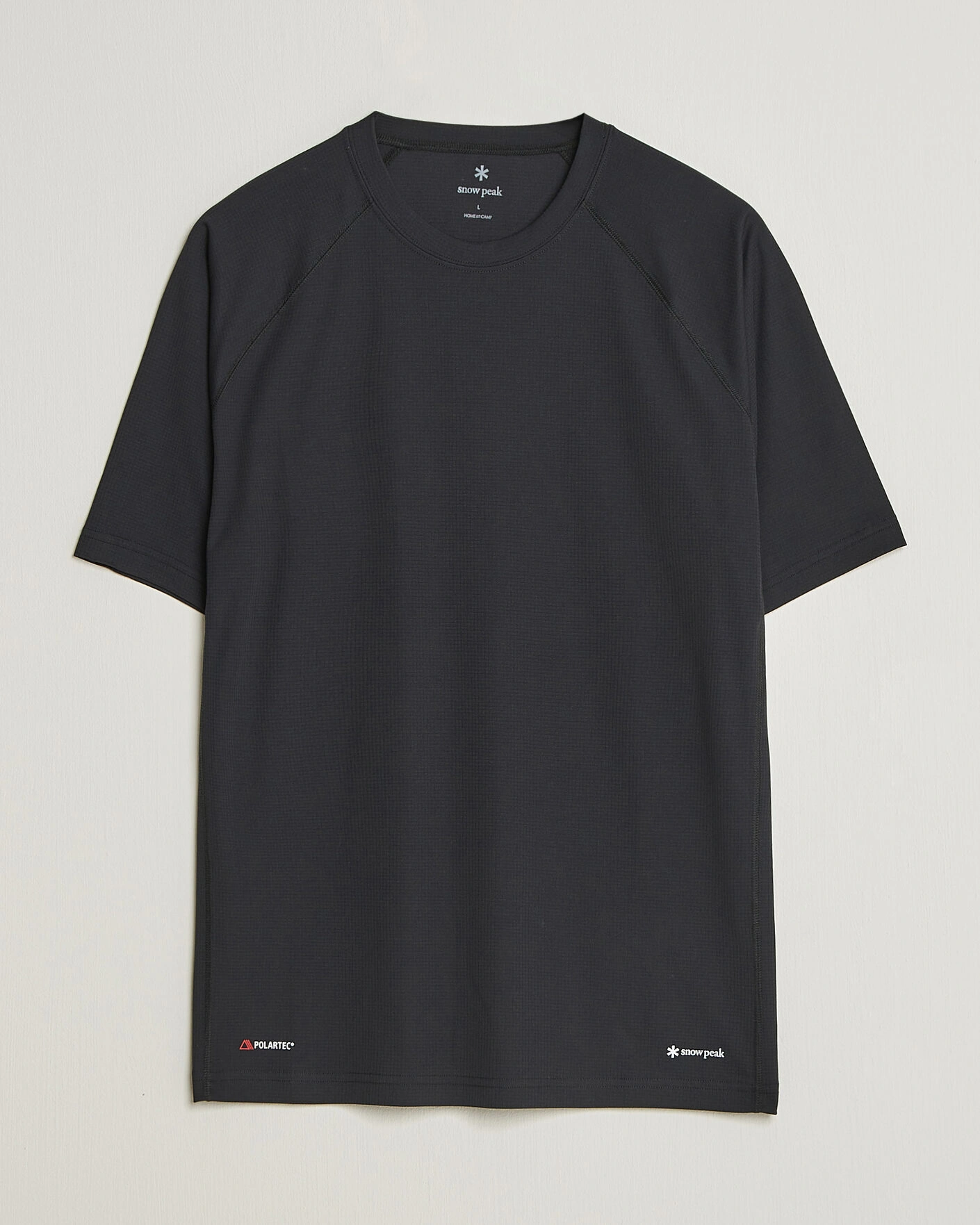 Herr | T-Shirts | Snow Peak | Polartec Power Dry T-Shirt Black