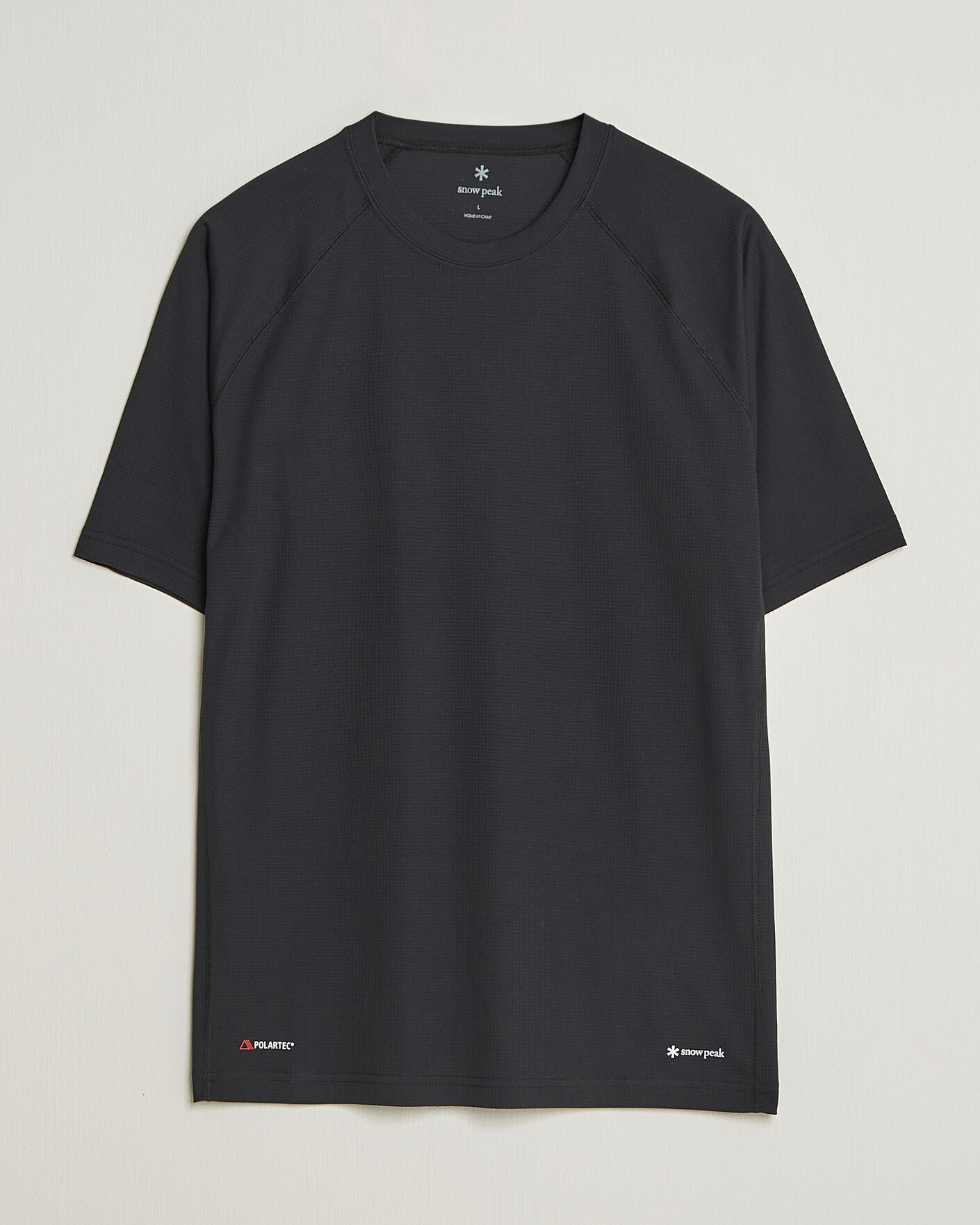 Herr | T-Shirts | Snow Peak | Polartec Power Dry T-Shirt Black