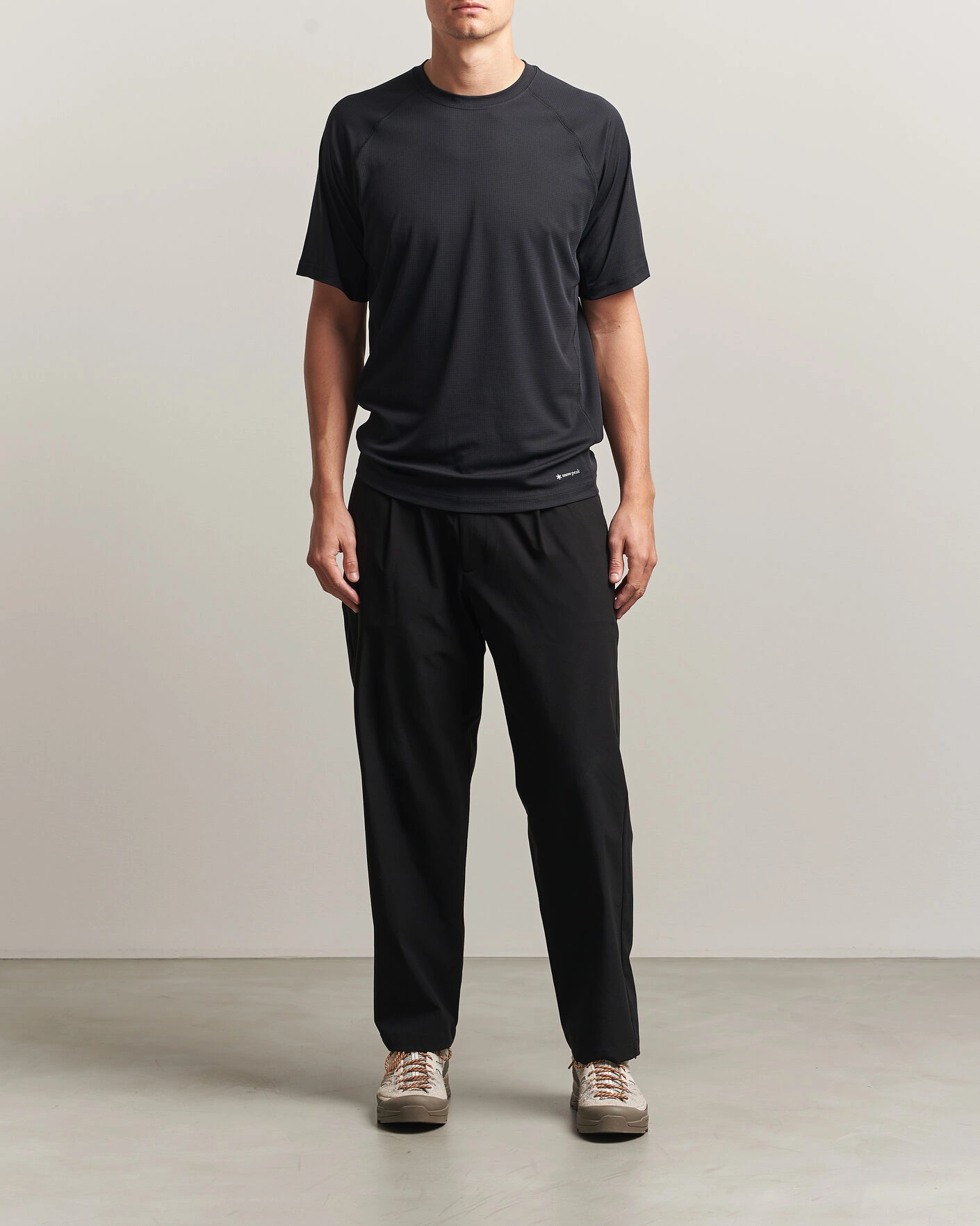 Herr | T-Shirts | Snow Peak | Polartec Power Dry T-Shirt Black