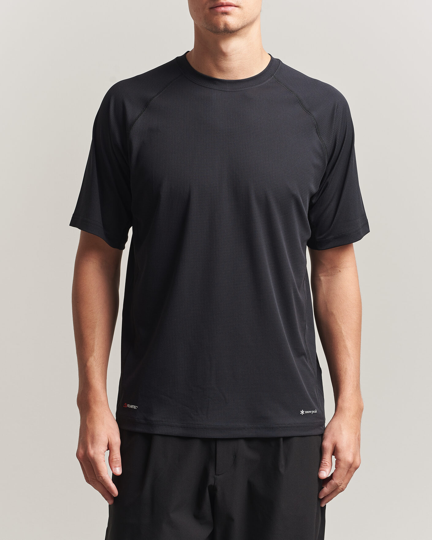 Herr | T-Shirts | Snow Peak | Polartec Power Dry T-Shirt Black