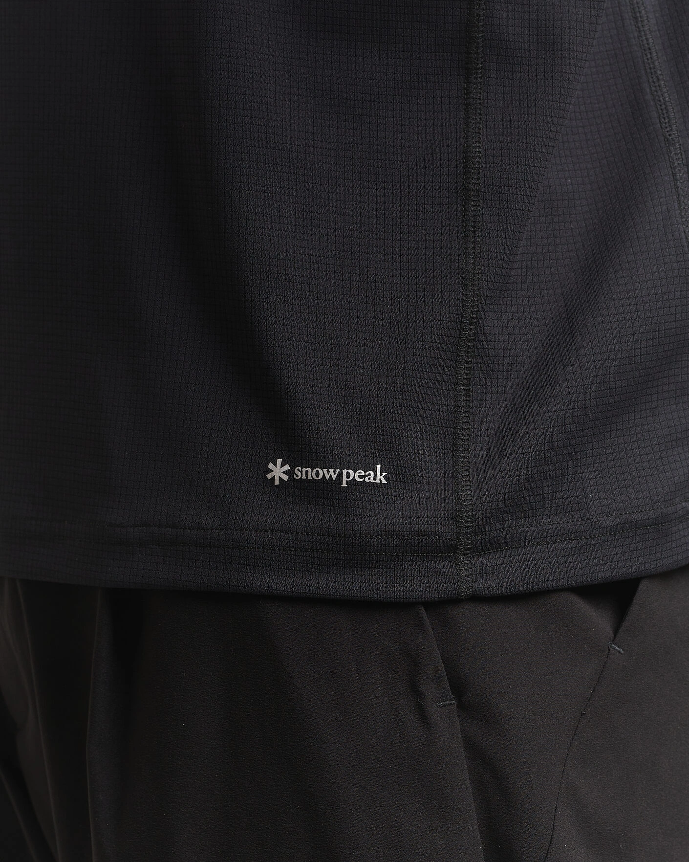 Herr | T-Shirts | Snow Peak | Polartec Power Dry T-Shirt Black