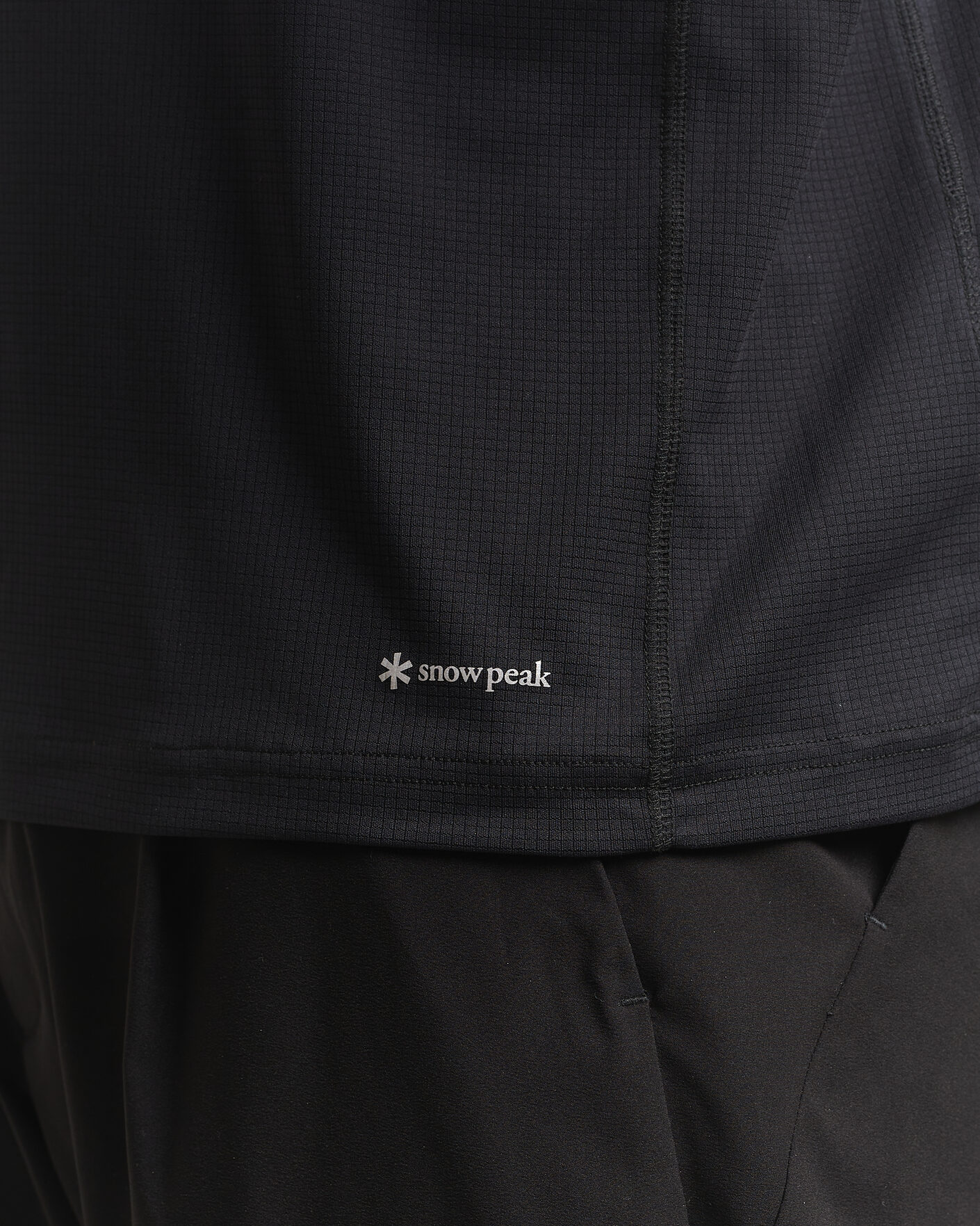 Herr | T-Shirts | Snow Peak | Polartec Power Dry T-Shirt Black