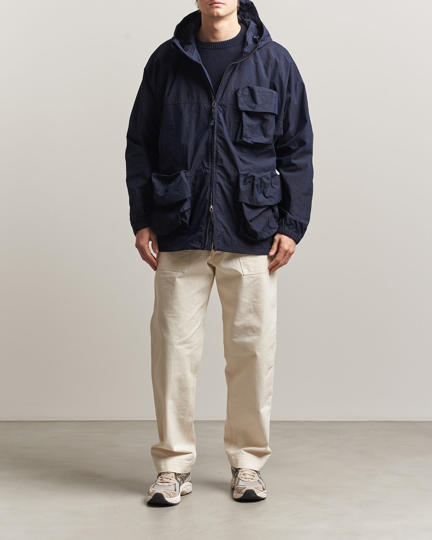 Herr | Jackor | Snow Peak | Indigo C/N Parka Navy