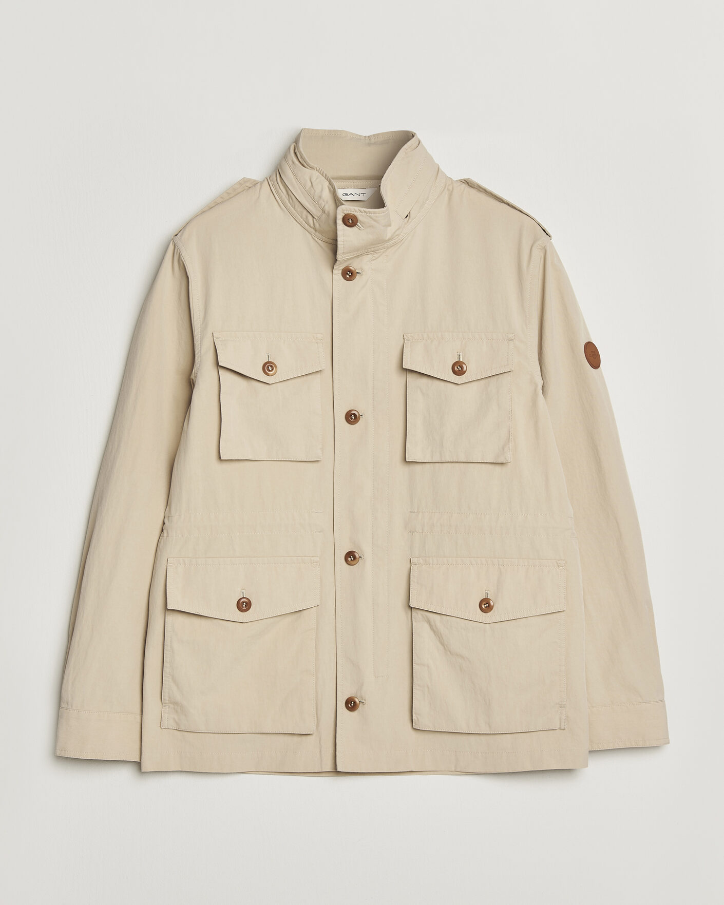 Herr | Jackor | GANT | Cotton Field Jacket Oat Beige