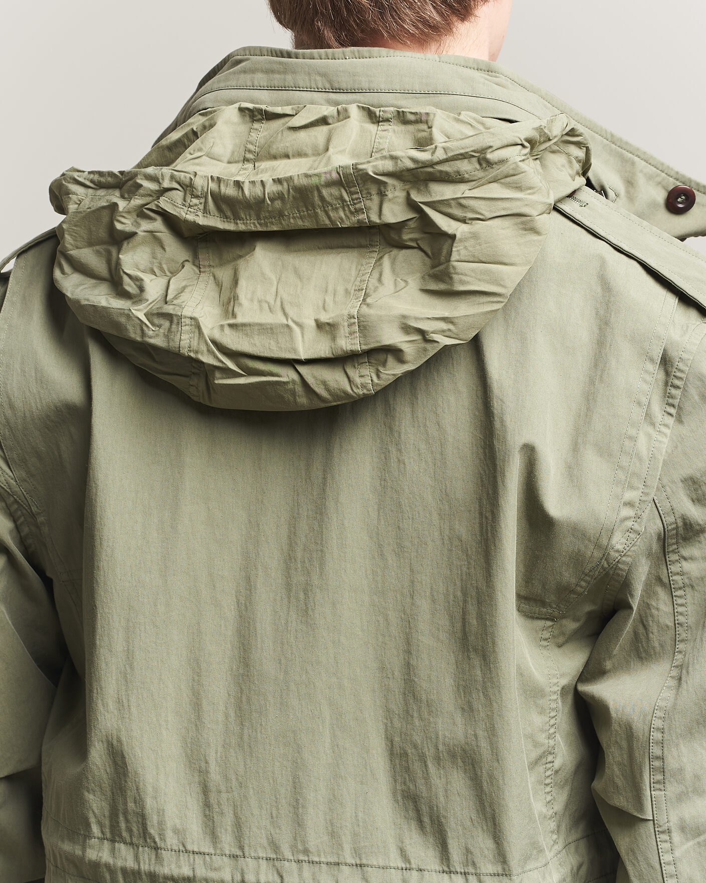Herr | Jackor | GANT | Cotton Field Jacket Dry Herb Green