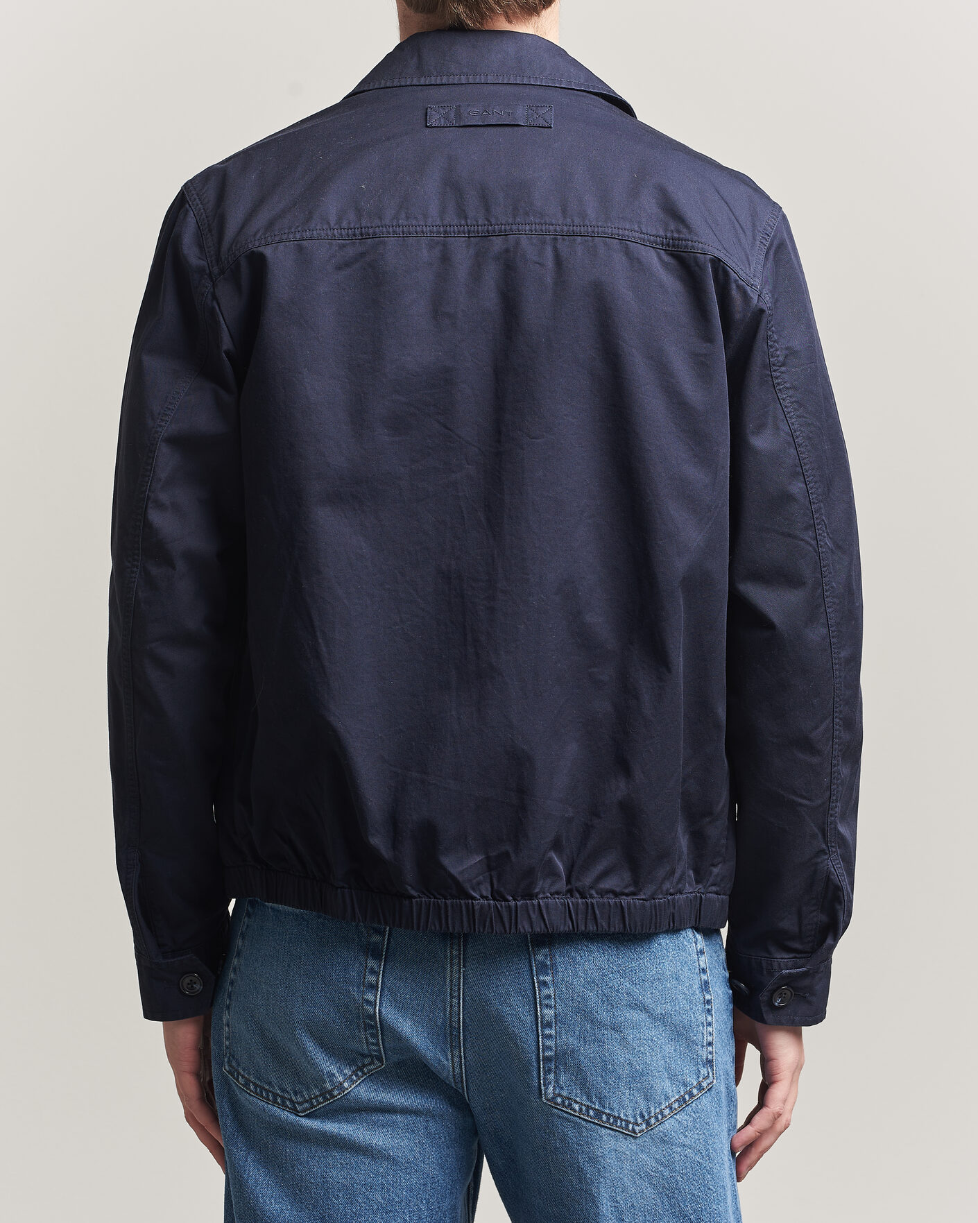 Herr | Jackor | GANT | Cotton Windcheater Jacket Evening Blue