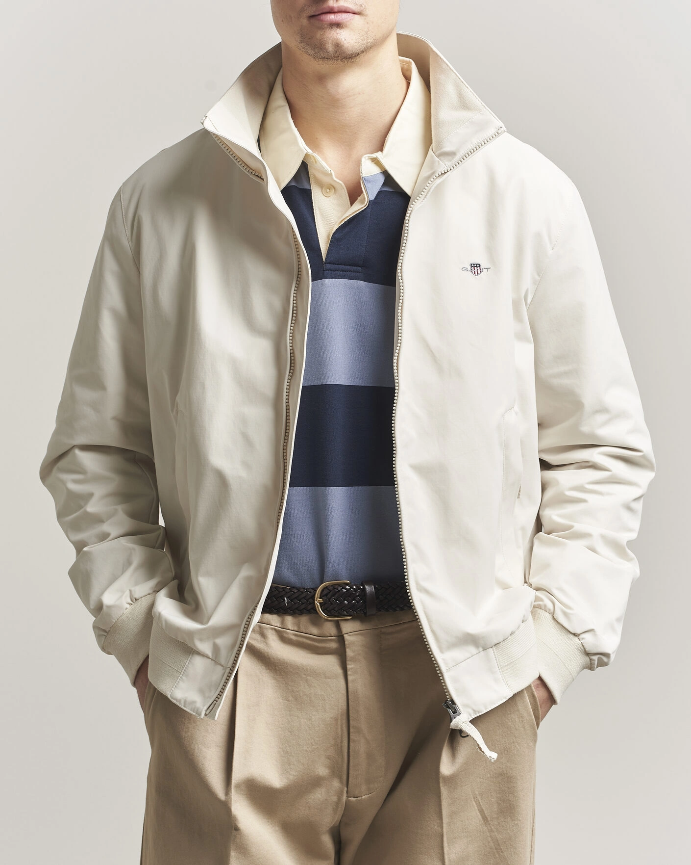 Herr | Jackor | GANT | Lightweight Hampshire Jacket Sand