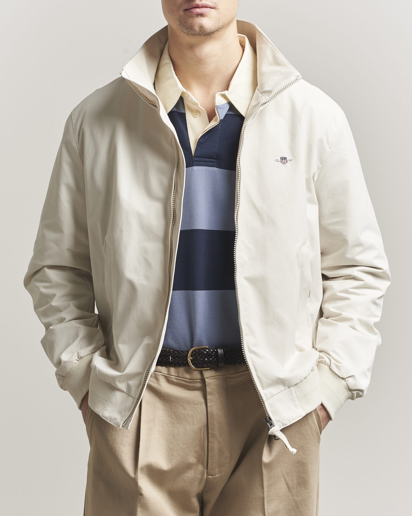 Herr | Jackor | Gant | Lightweight Hampshire Jacket Sand