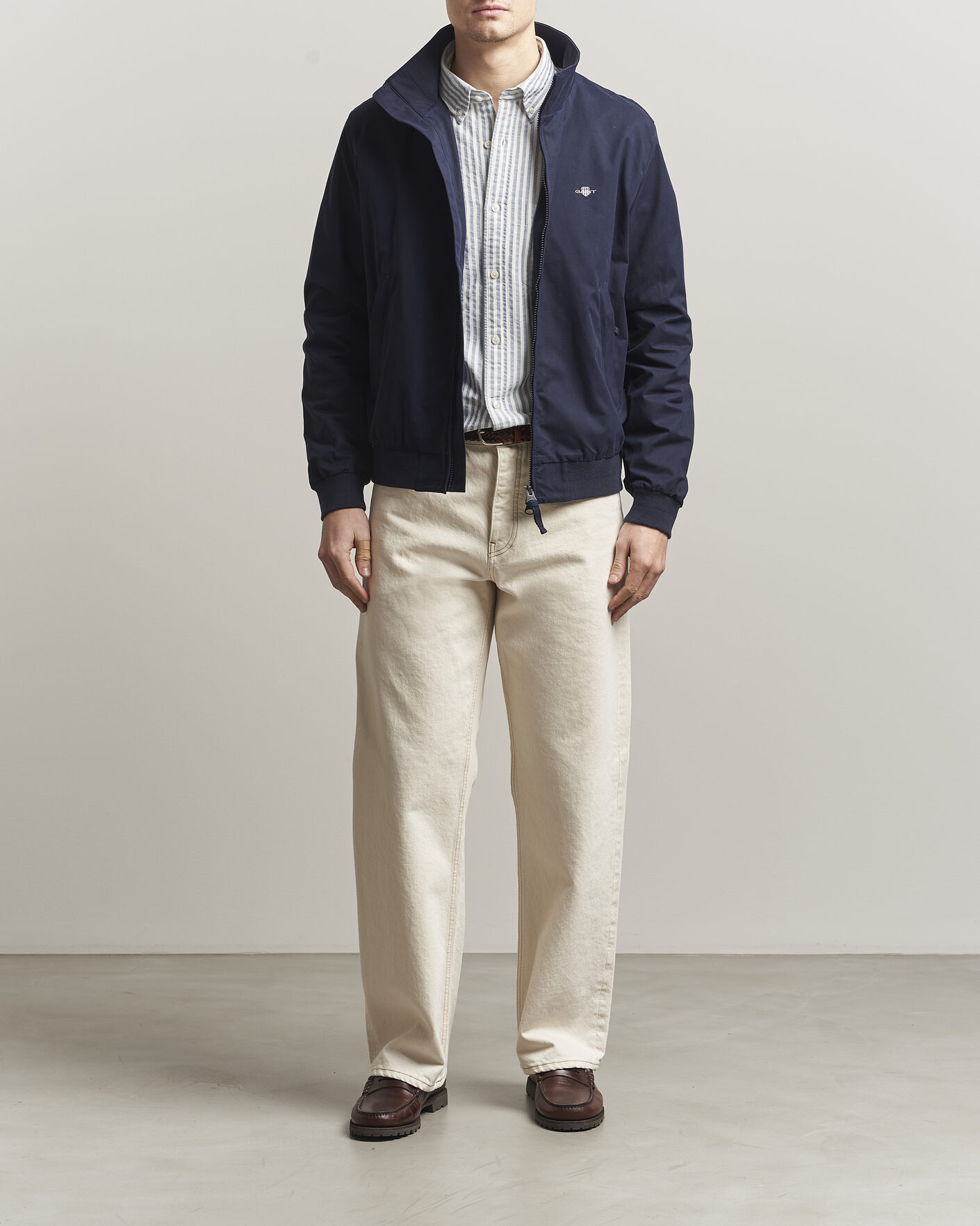 Herr | Jackor | Gant | Lightweight Hampshire Jacket Evening Blue
