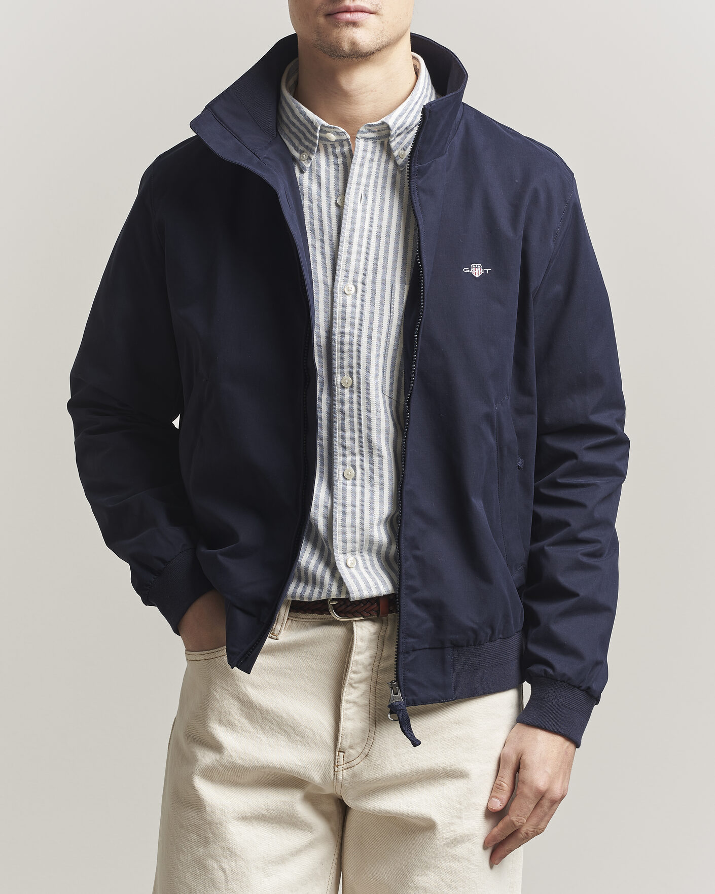 Herr | Jackor | Gant | Lightweight Hampshire Jacket Evening Blue