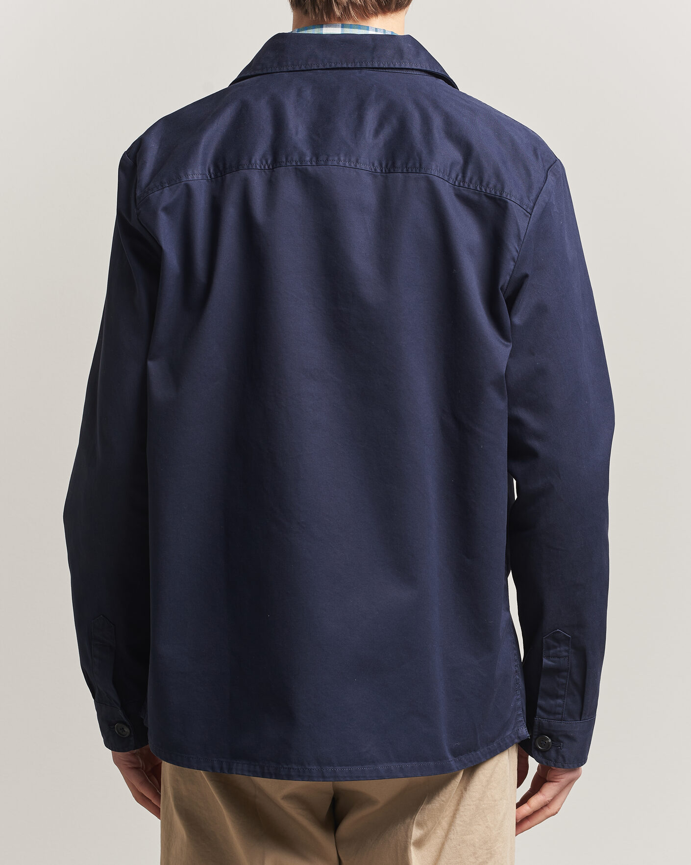 Herr | Skjortor | Gant | Regular Fit Cotton Twill Overshirt Evening Blue