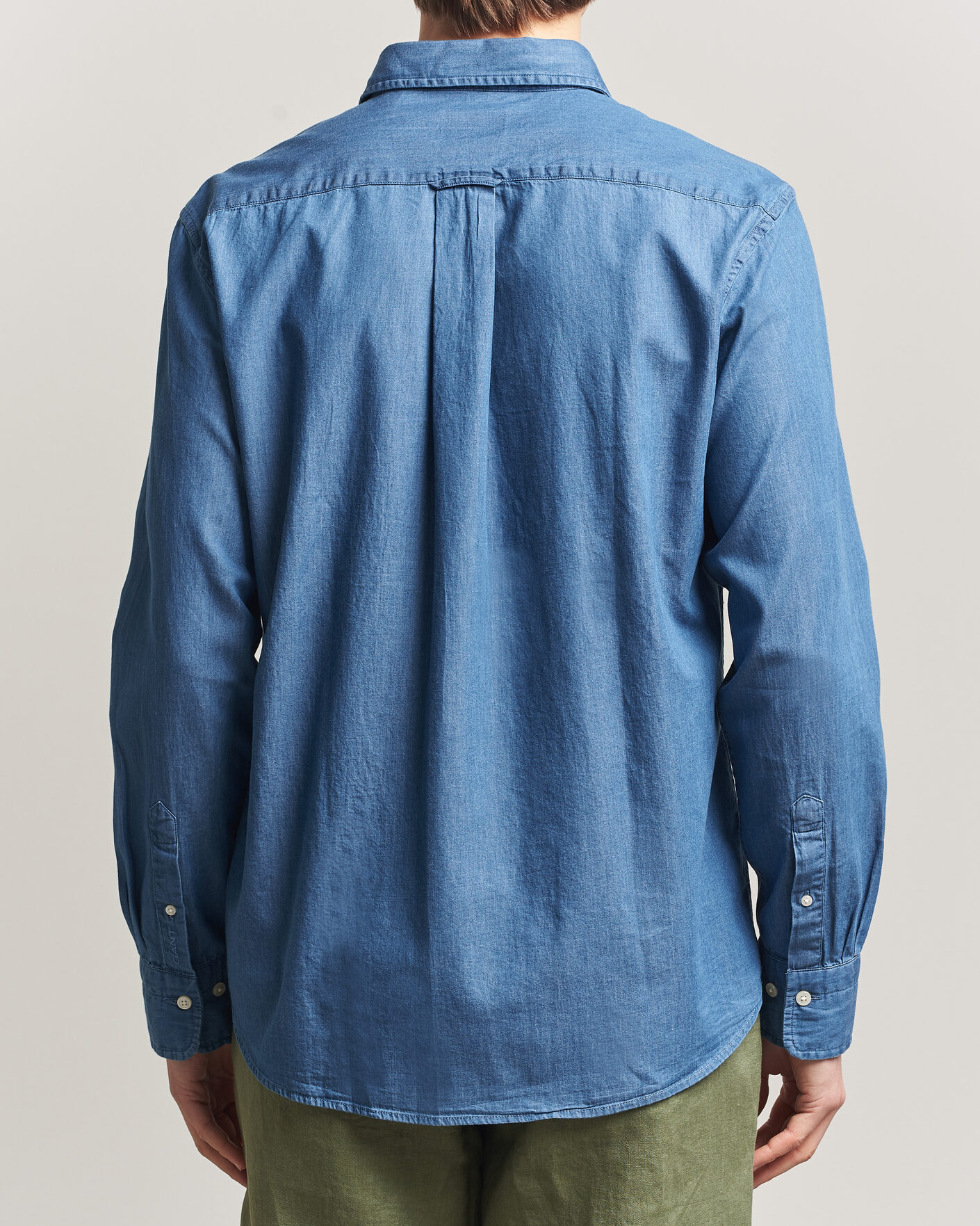 Herr | Skjortor | GANT | Regular Fit Indigo Twill Shirt Semi Light Blue