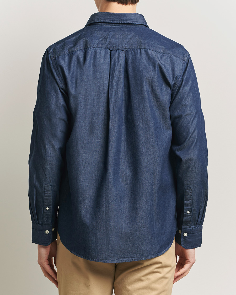 Herr | Skjortor | Gant | Regular Fit Indigo Twill Shirt Dark Indigo