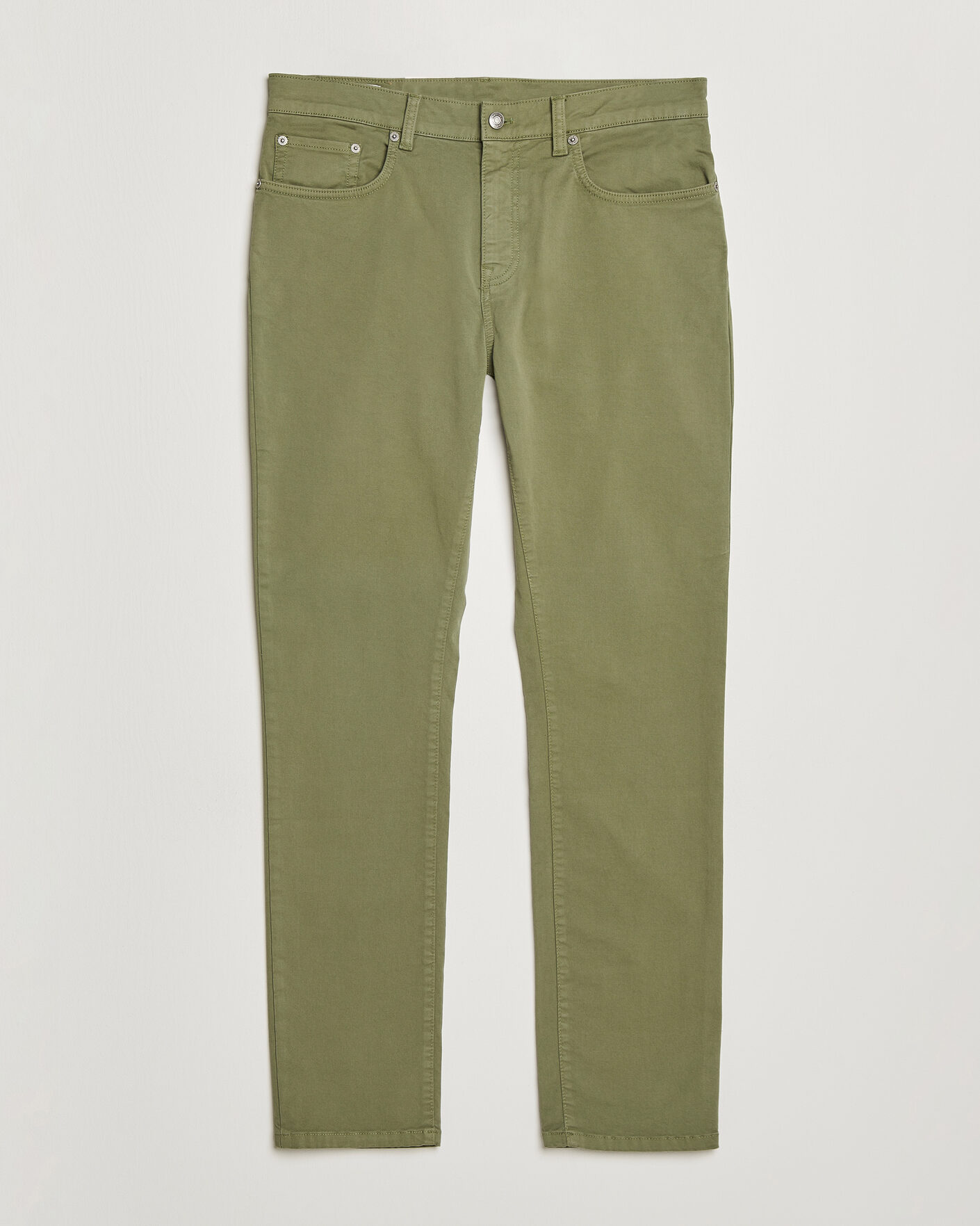 Herr | Byxor | GANT | Slim Fit Desert 5-Pocket Pants Dry Herb Green