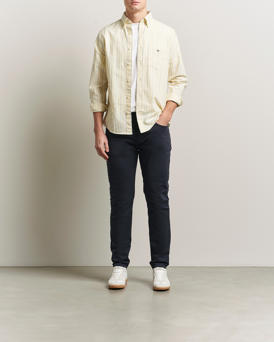 Herr | Byxor | GANT | Slim Fit Desert 5-Pocket Pants Evening Blue