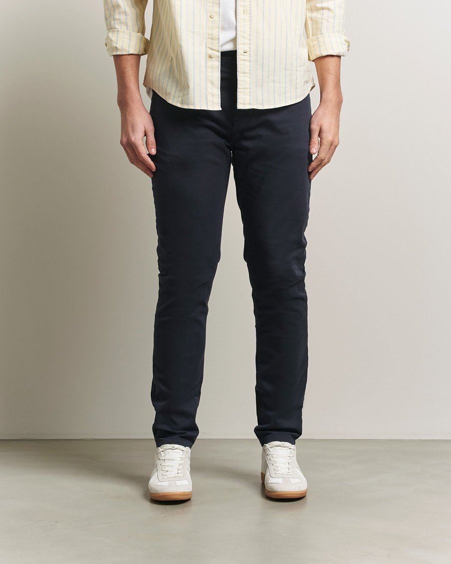 Herr | Byxor | GANT | Slim Fit Desert 5-Pocket Pants Evening Blue