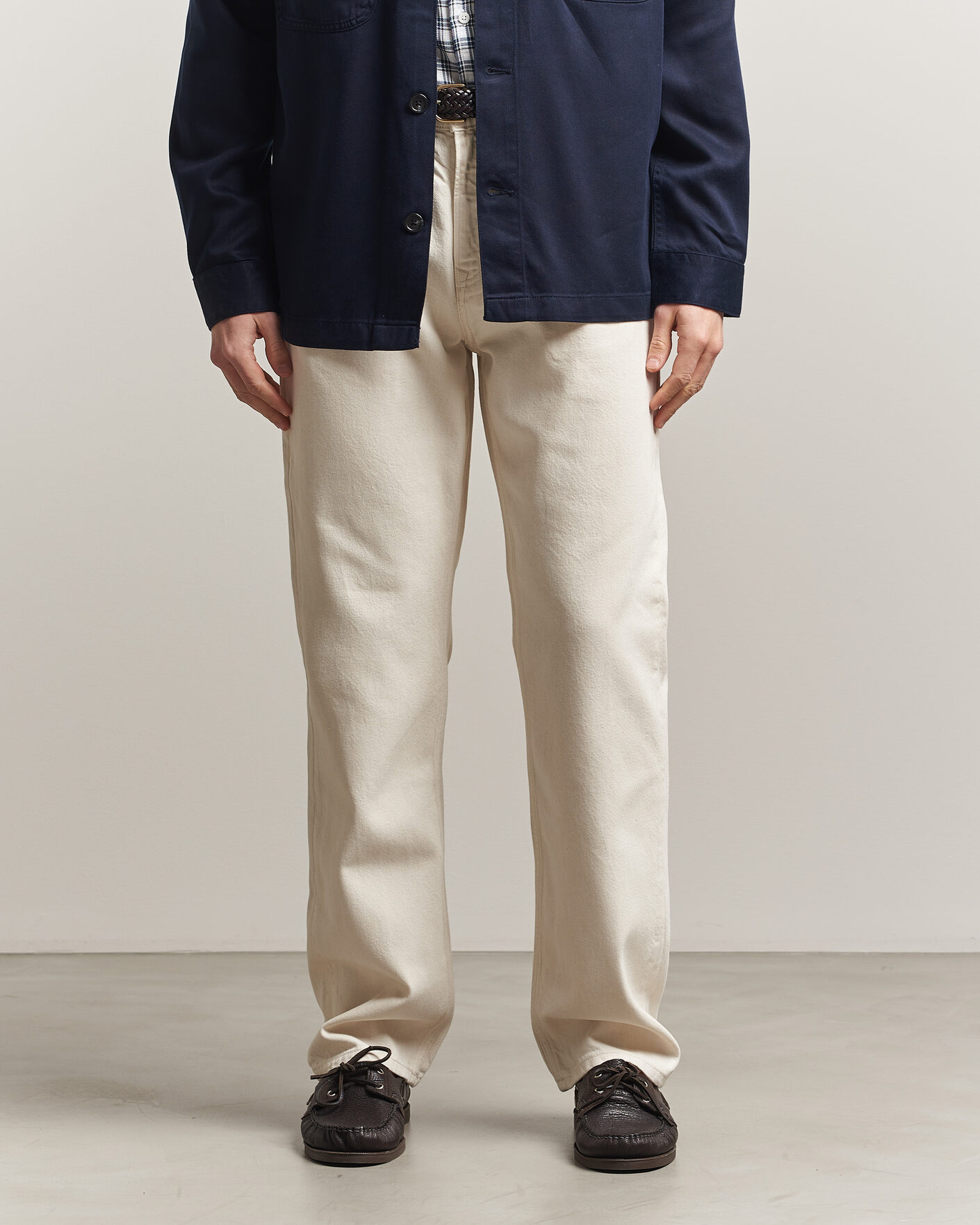 Herr | Jeans | Gant | Straight Fit Jeans Ecru