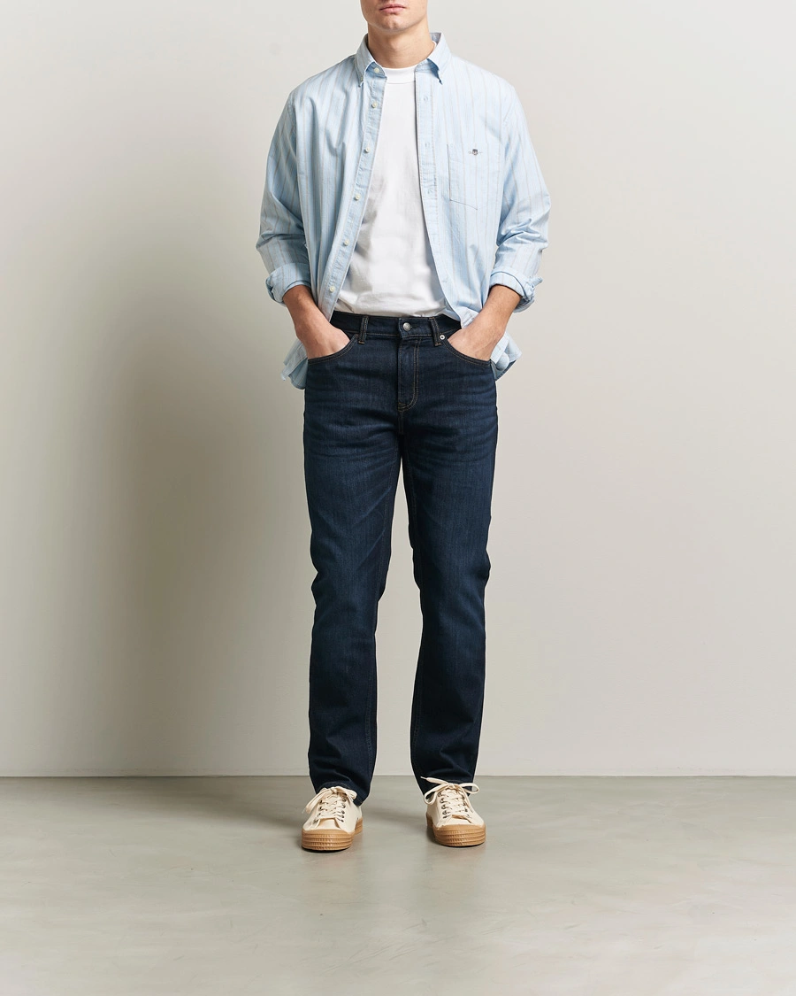 Herr | Jeans | GANT | Regular Fit Jeans Dark Blue Broken In