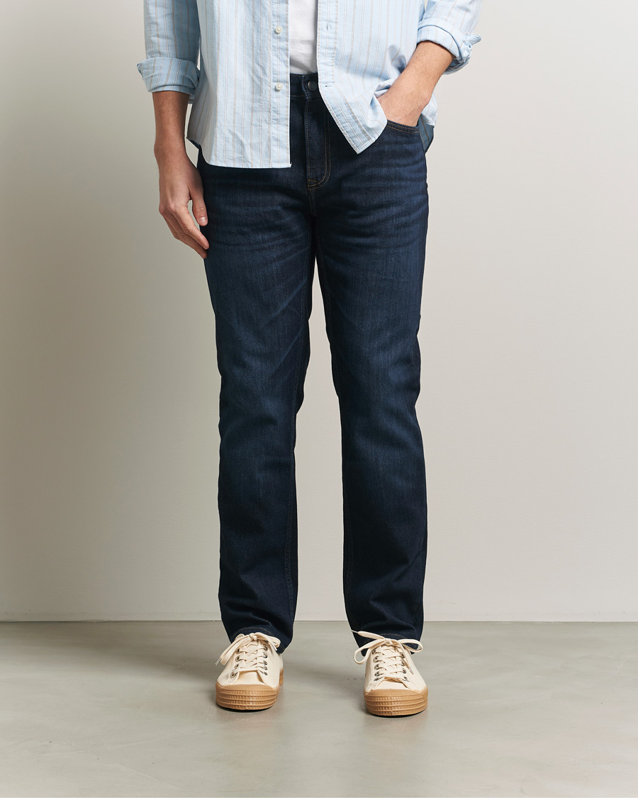 Herr | Byxor | Gant | Regular Fit Jeans Dark Blue Broken In