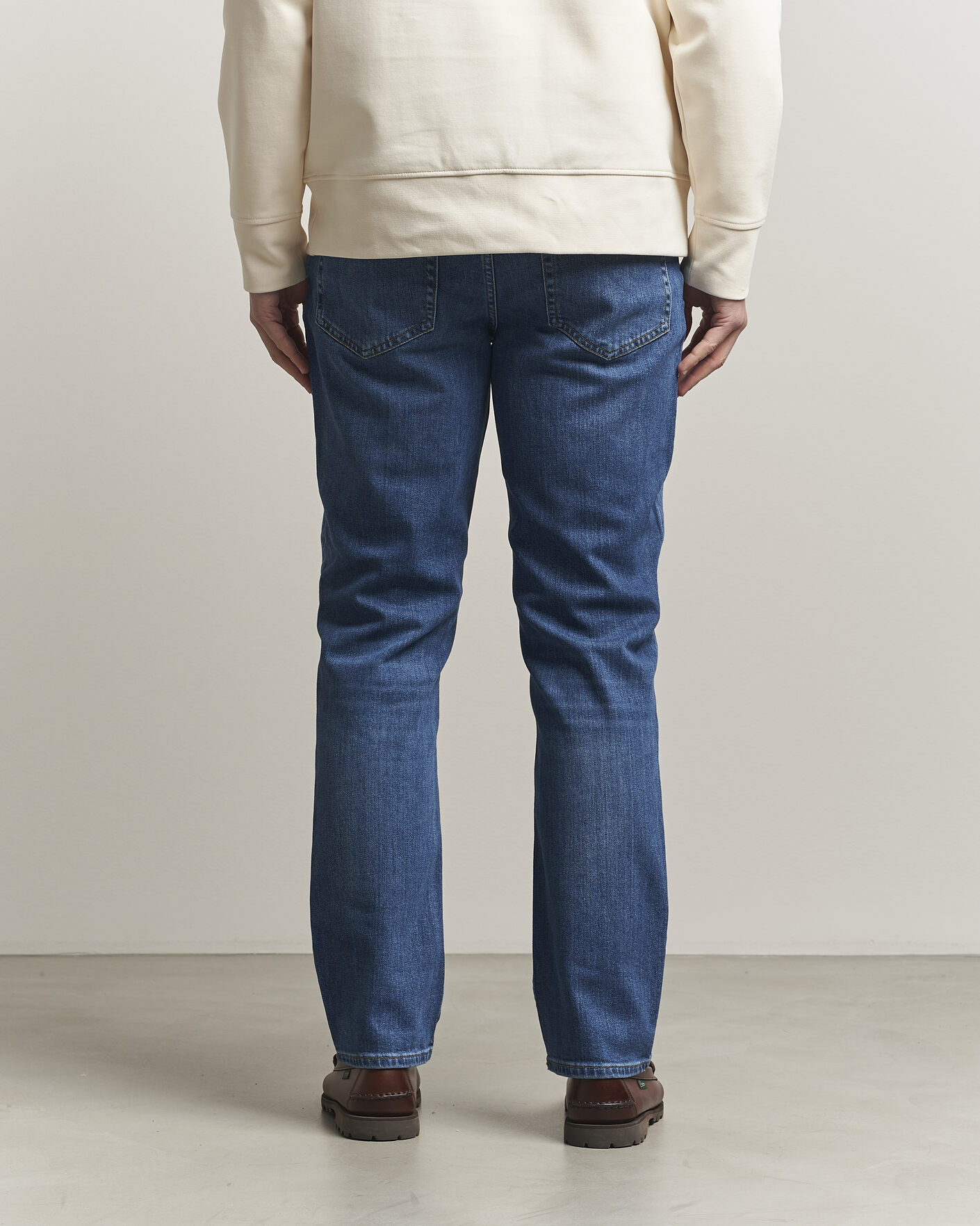 Herr | Jeans | Gant | Regular Fit Jeans Mid Blue Broken In