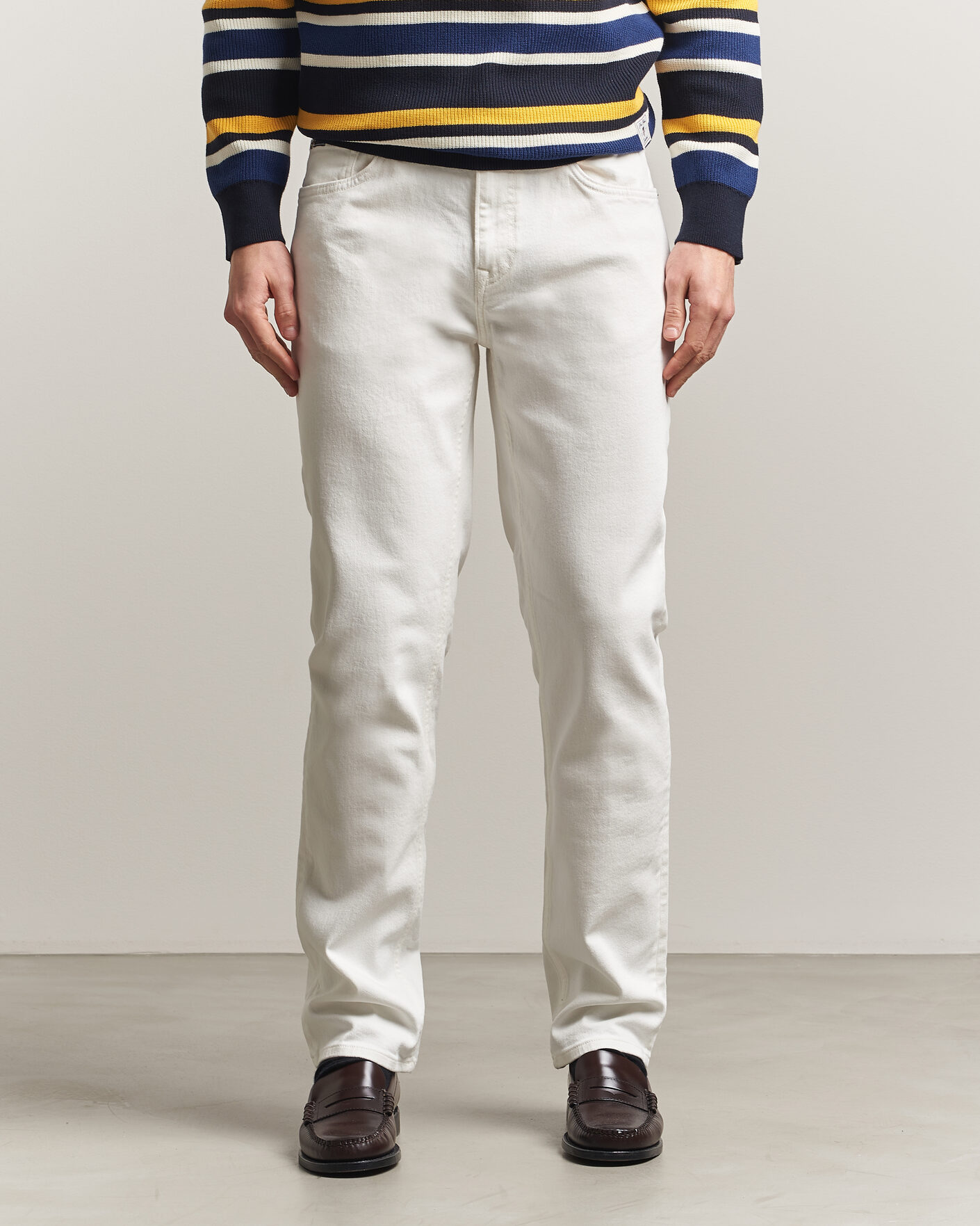 Herr | Jeans | Gant | Regular Fit Jeans Eggshell