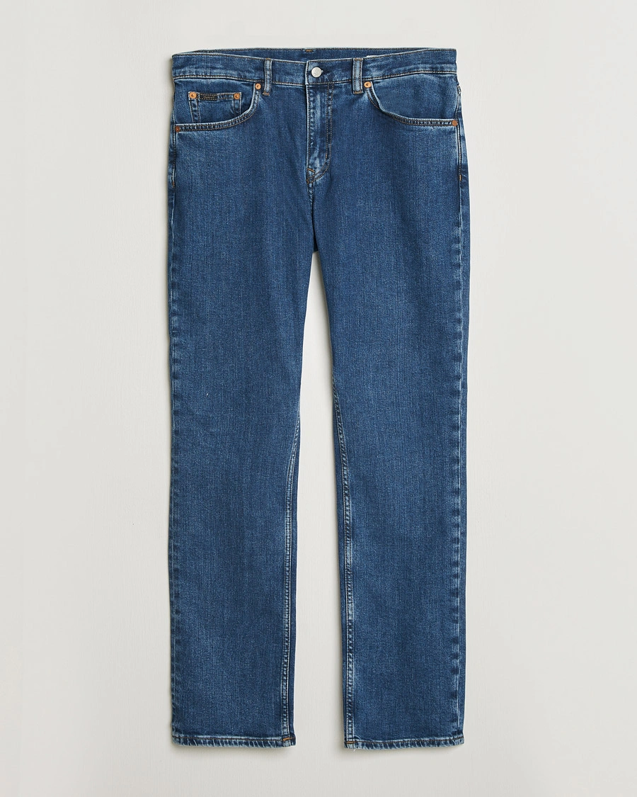 Herr | Jeans | GANT | Regular Fit Jeans Mid Blue Vintage