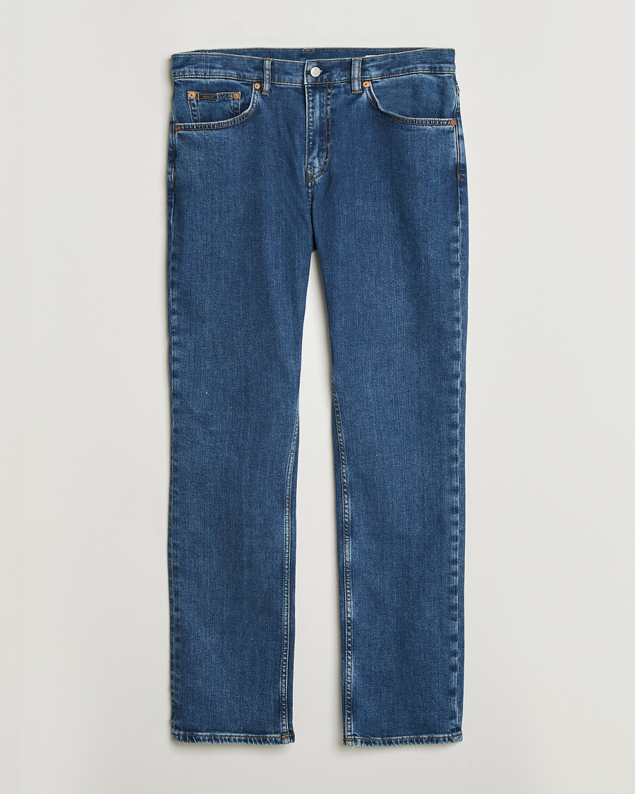 Herr | Byxor | Gant | Regular Fit Jeans Mid Blue Vintage