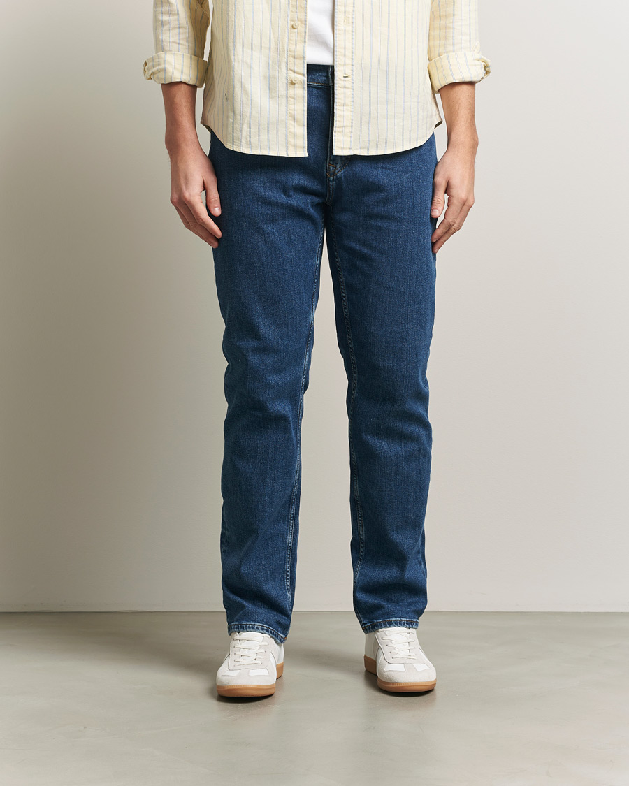 Herr | Byxor | Gant | Regular Fit Jeans Mid Blue Vintage