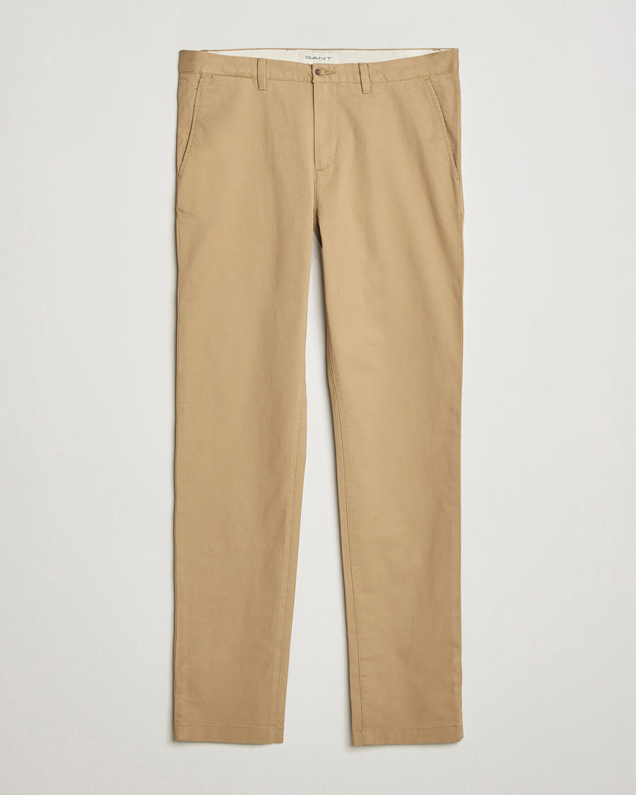 Herr | Byxor | Gant | Slim Fit Chinos Dark Khaki