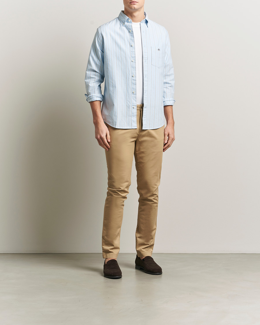 Herr | Byxor | GANT | Slim Fit Chinos Dark Khaki