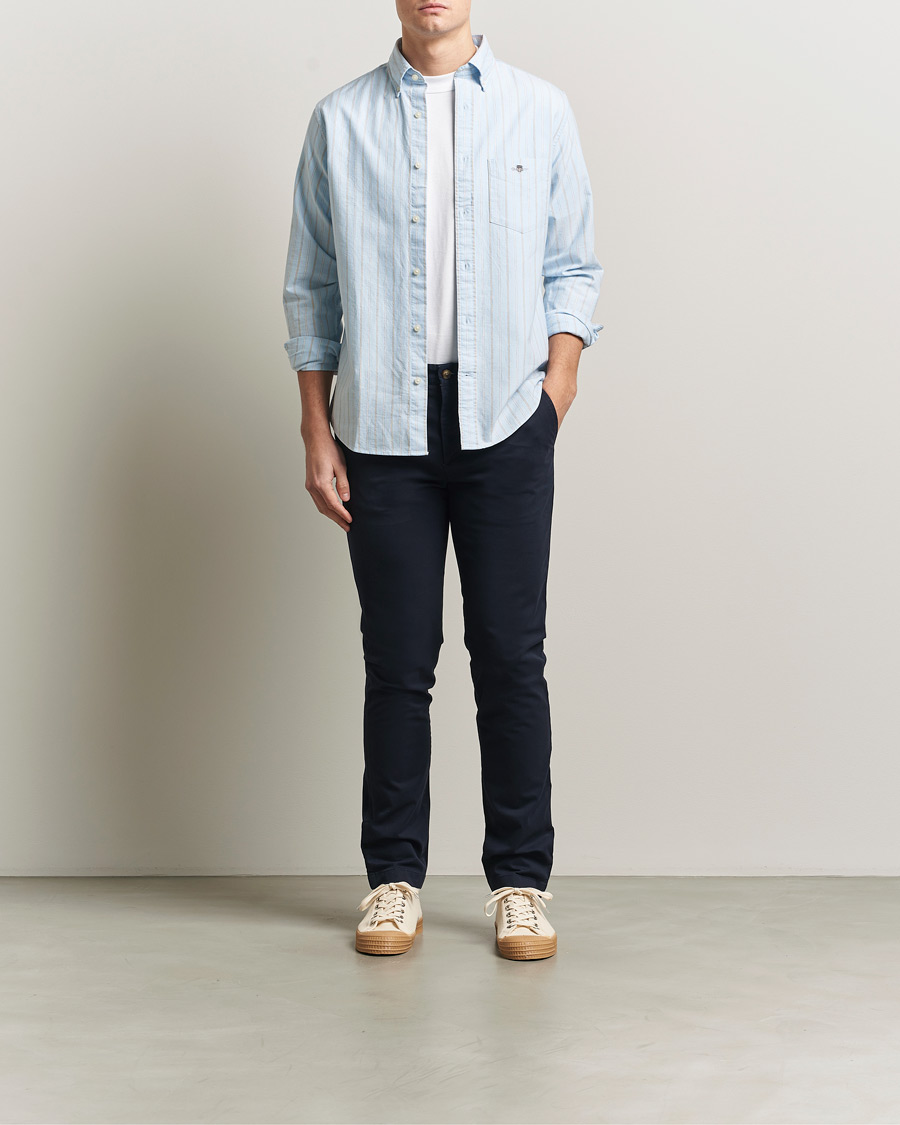 Herr | Byxor | Gant | Slim Fit Chinos Evening Blue