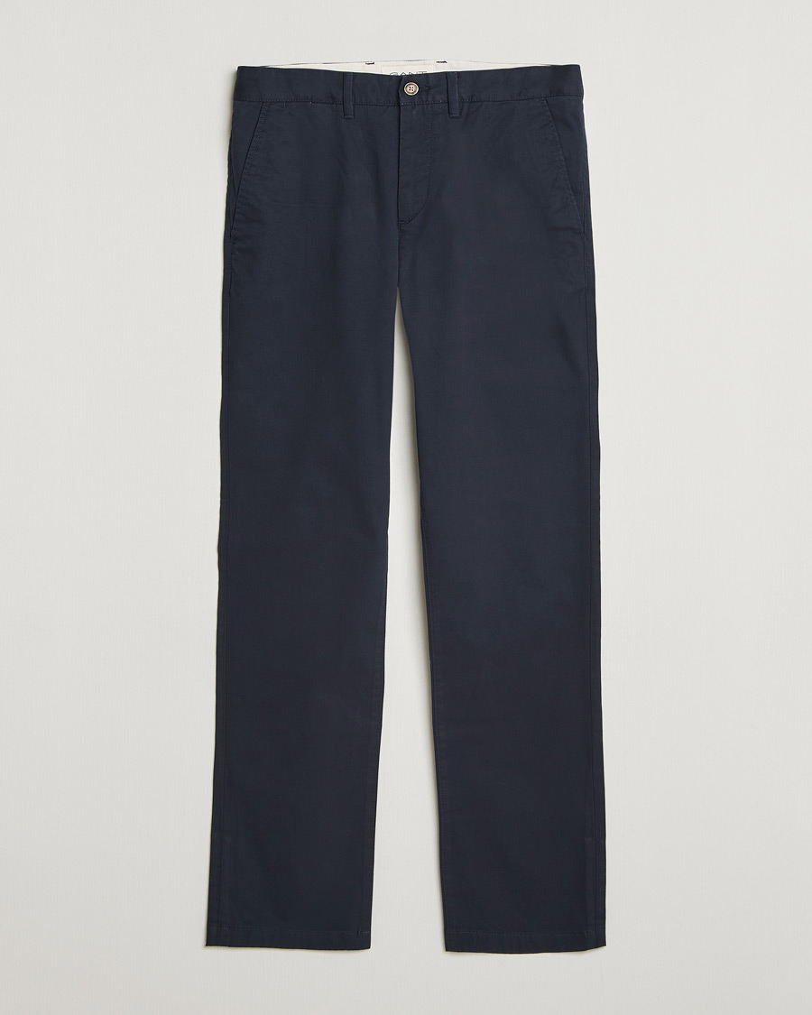 Herr | Byxor | Gant | Regular Fit Chinos Evening Blue