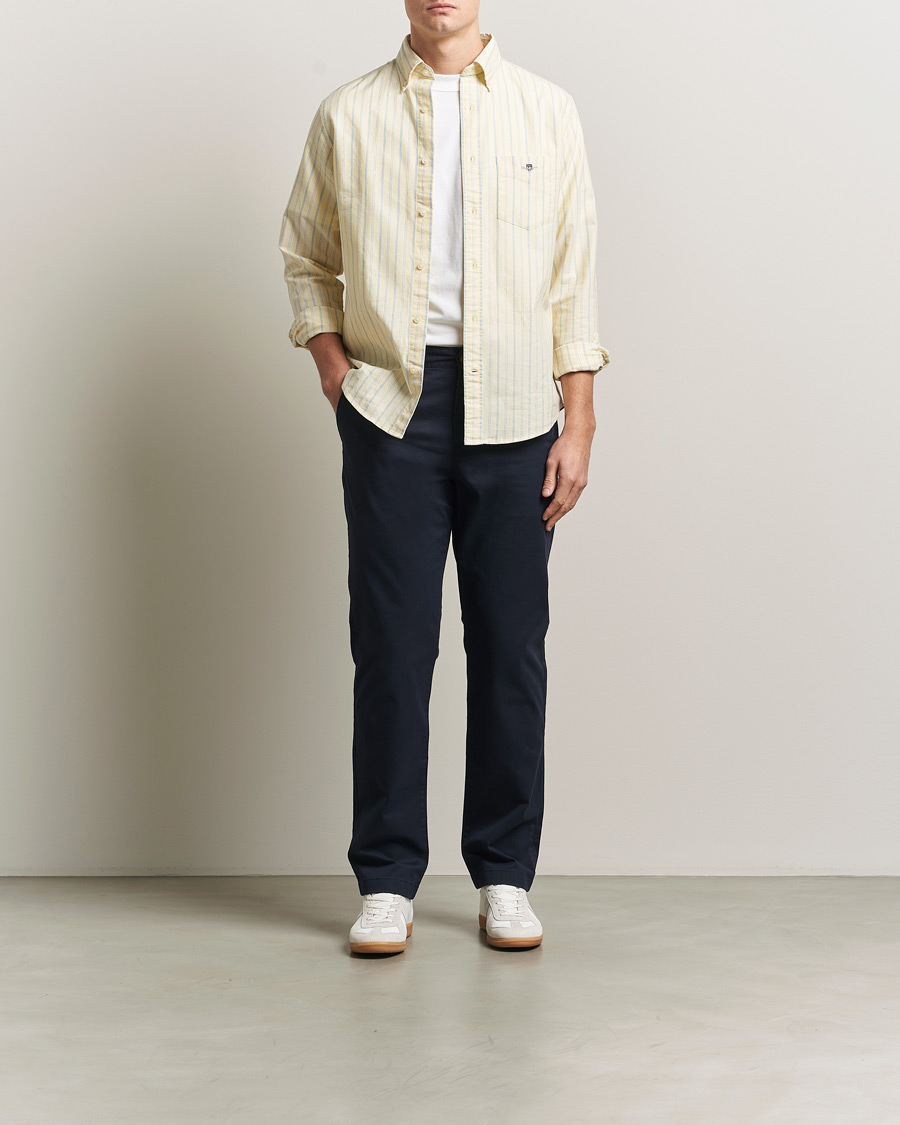 Herr | Byxor | Gant | Regular Fit Chinos Evening Blue