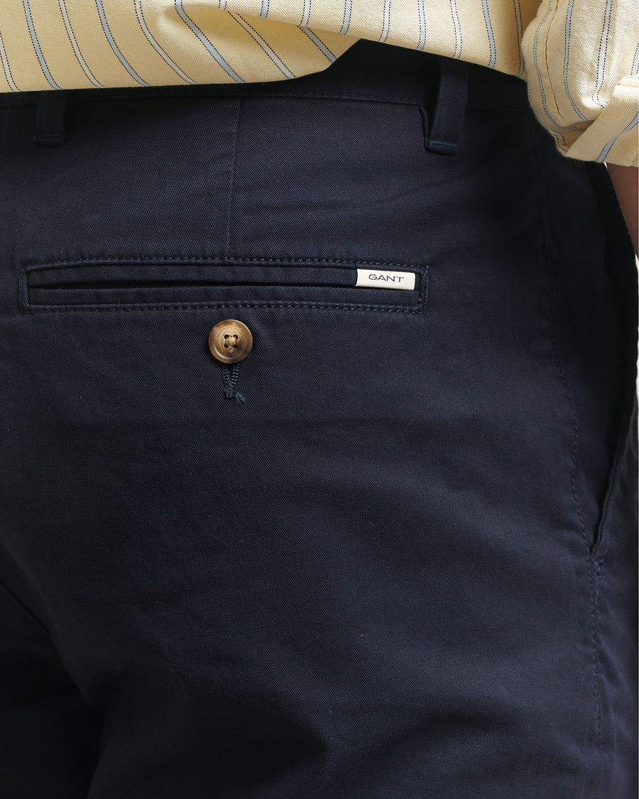 Herr | Byxor | Gant | Regular Fit Chinos Evening Blue
