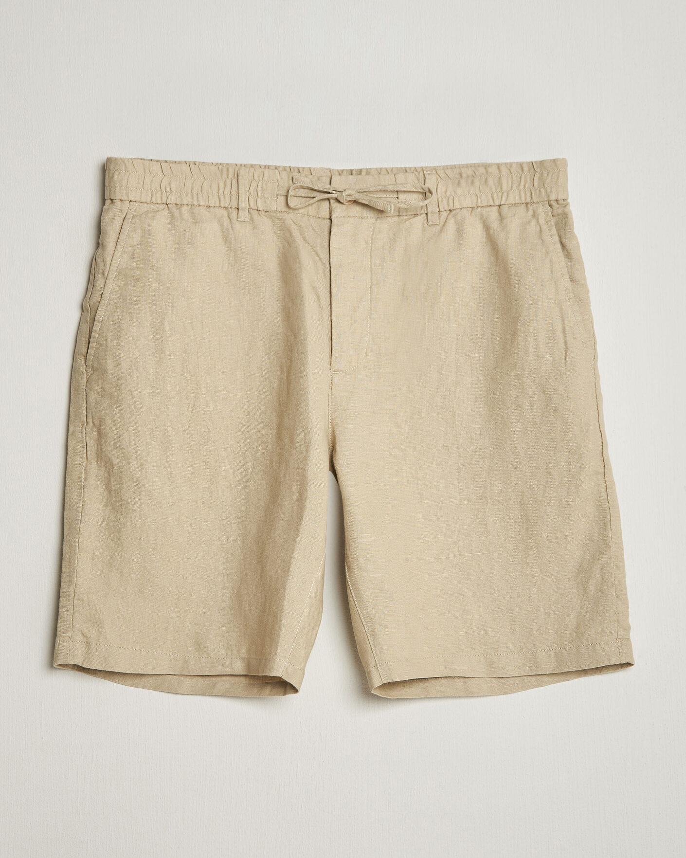 Herr | Shorts | GANT | Regular Fit Linen Drawstring Shorts Oat Beige