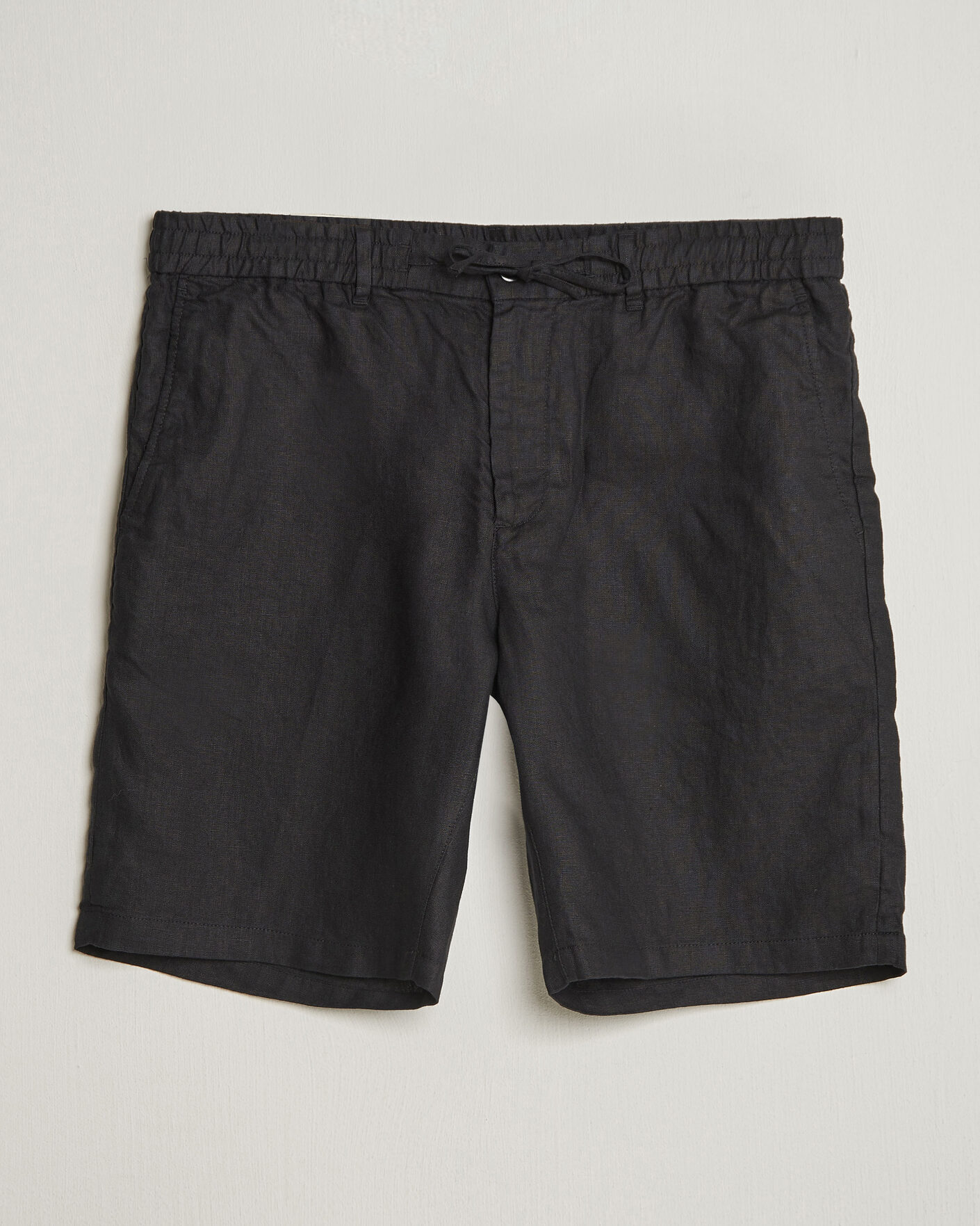 Herr | Shorts | Gant | Regular Fit Linen Drawstring Shorts Black