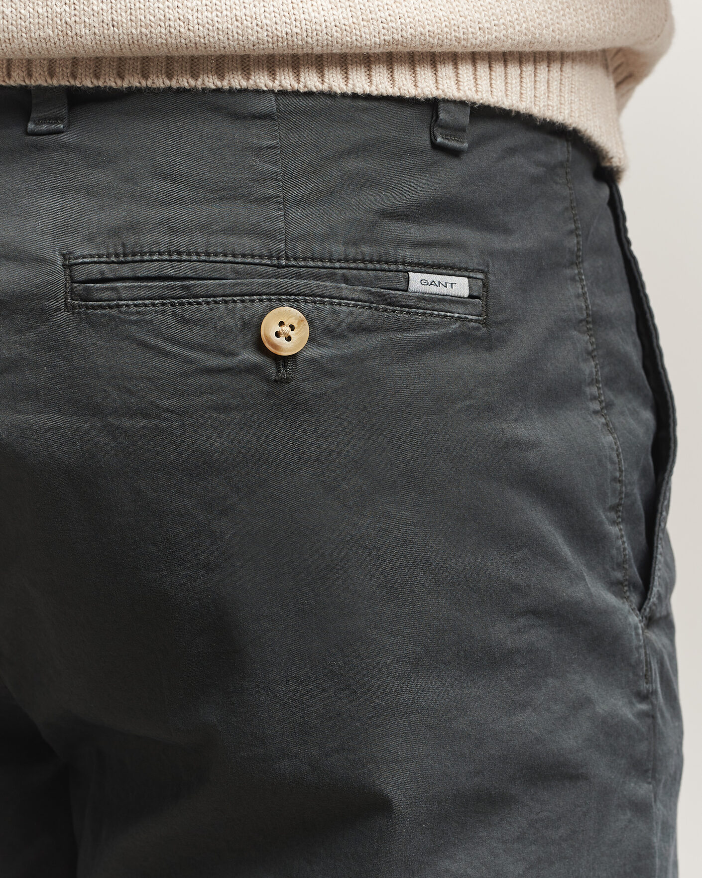 Herr | Shorts | GANT | Regular Sunfaded Shorts Washed Out Black