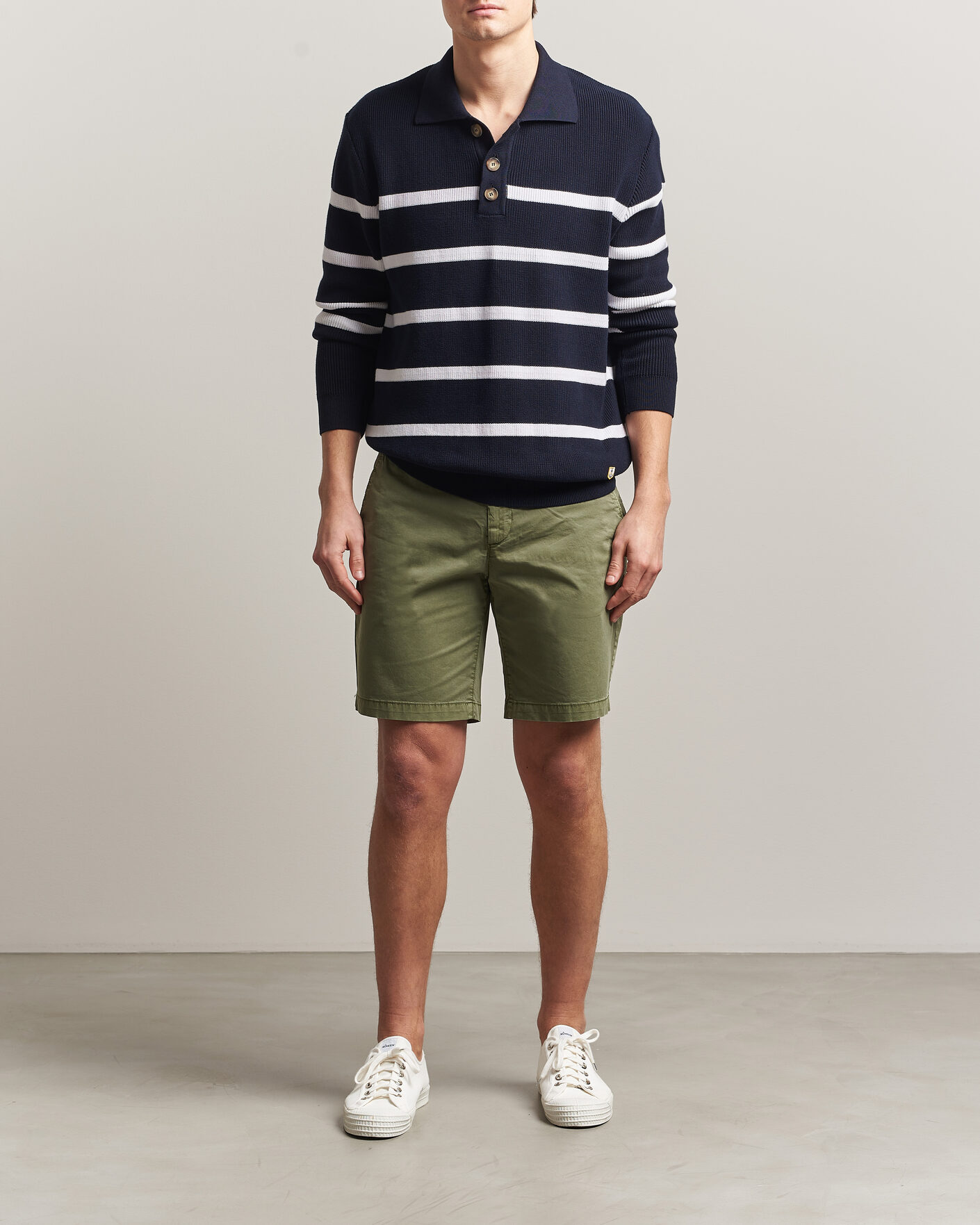 Herr | Shorts | Gant | Regular Sunfaded Shorts Dry Herb Green