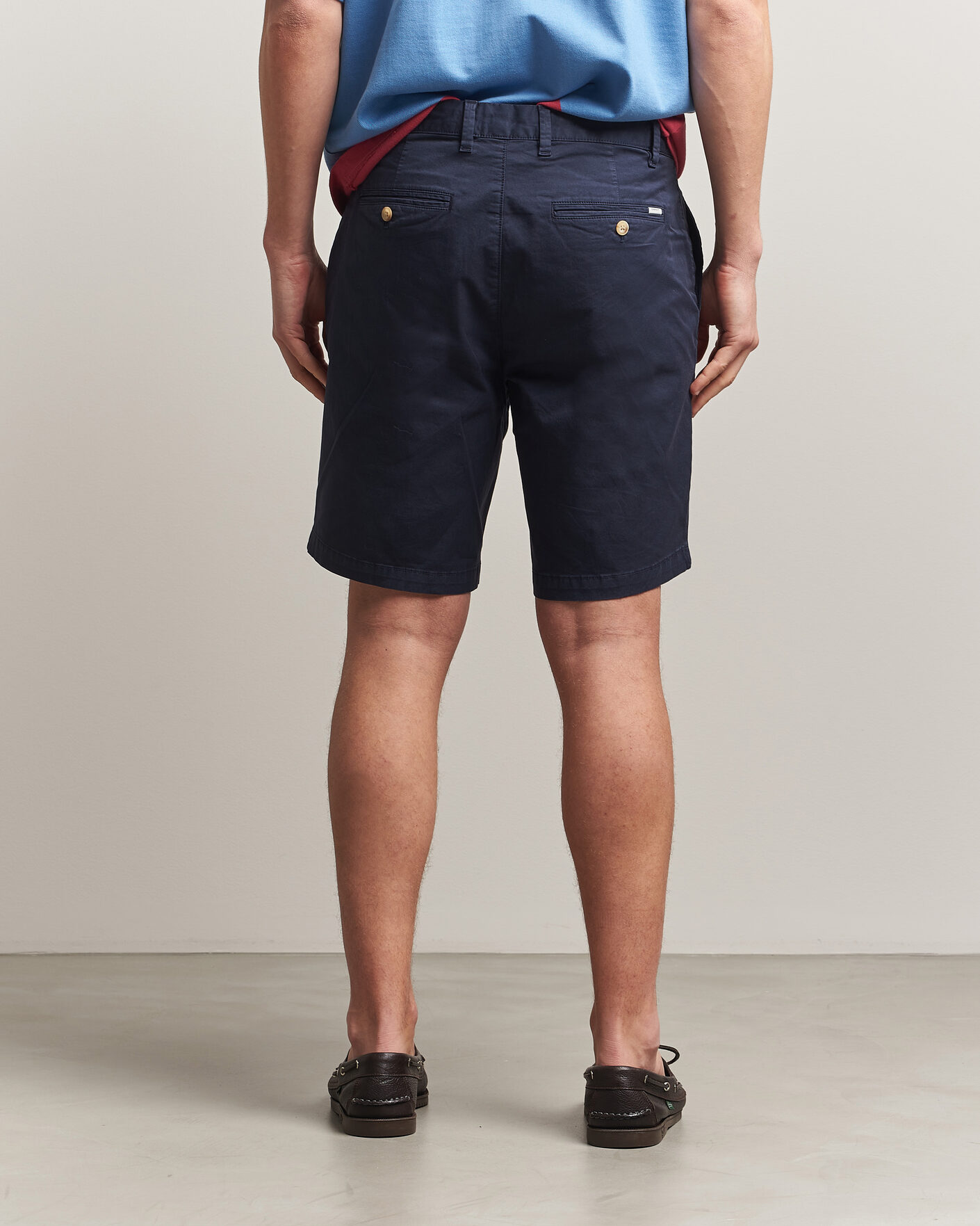 Herr | Shorts | Gant | Regular Sunfaded Shorts Evening Blue
