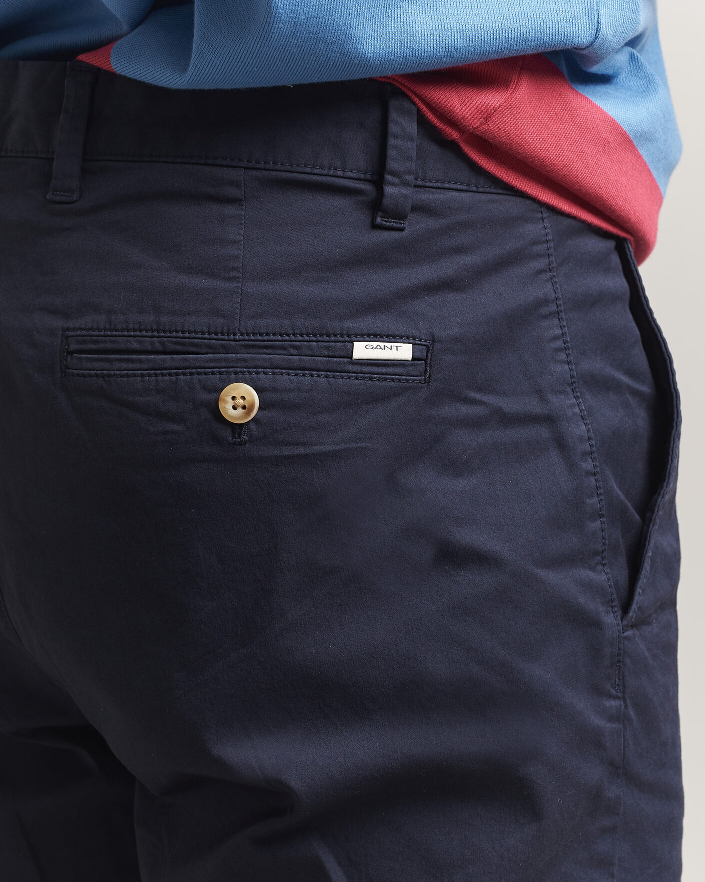 Herr | Shorts | Gant | Regular Sunfaded Shorts Evening Blue