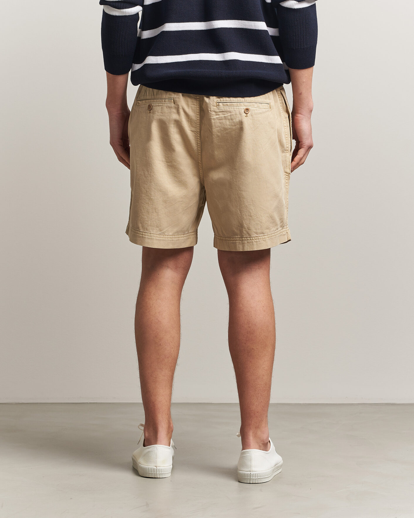 Herr | Shorts | GANT | Regular Fit Sunfaded Drawstring Oat Beige