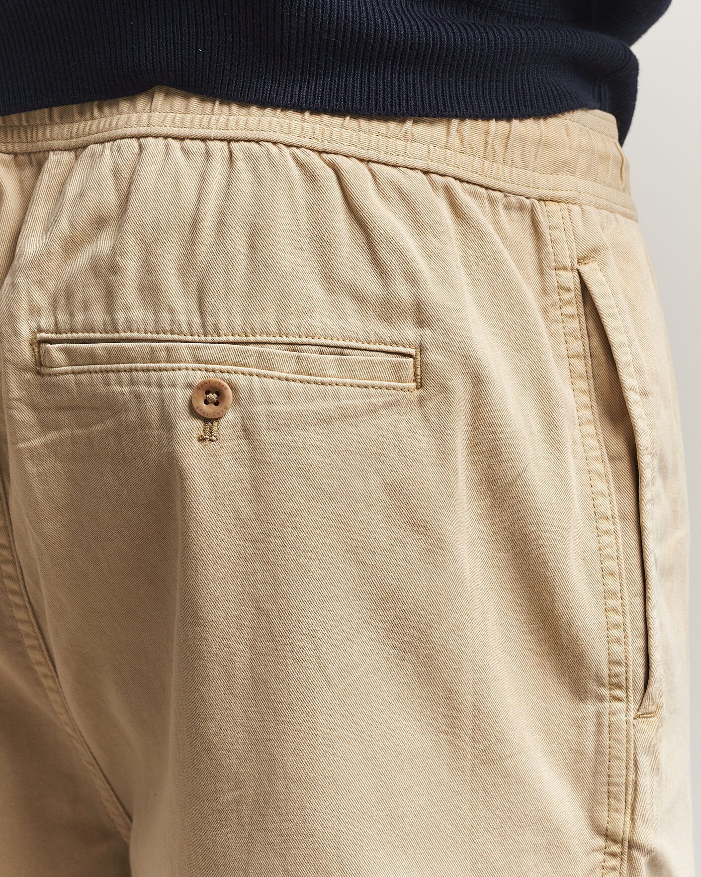 Herr | Shorts | Gant | Regular Fit Sunfaded Drawstring Oat Beige
